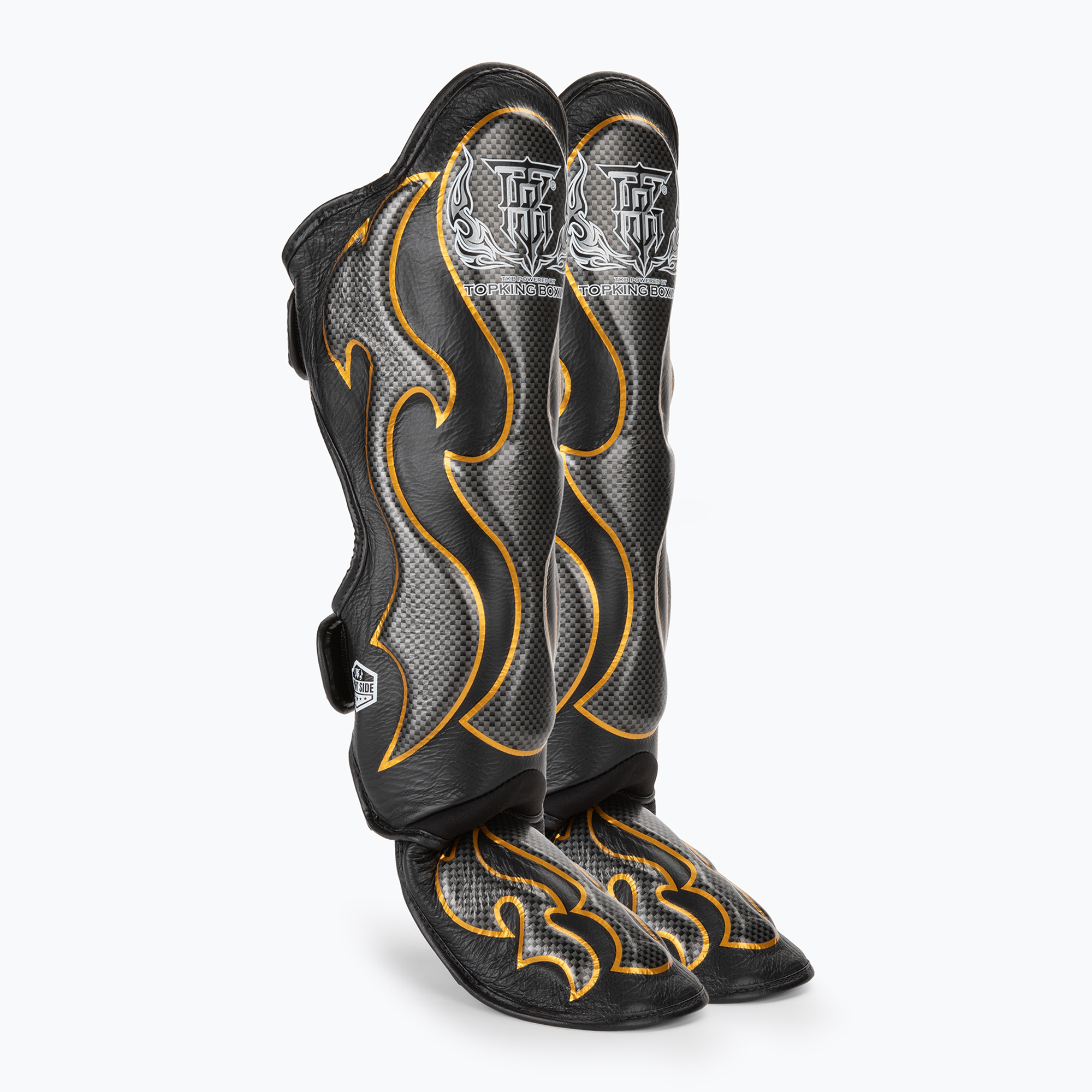 Chrániče holennej kosti a chodidla Top King Empower black/silver (Empower TKSGEM-01-BK-SV)