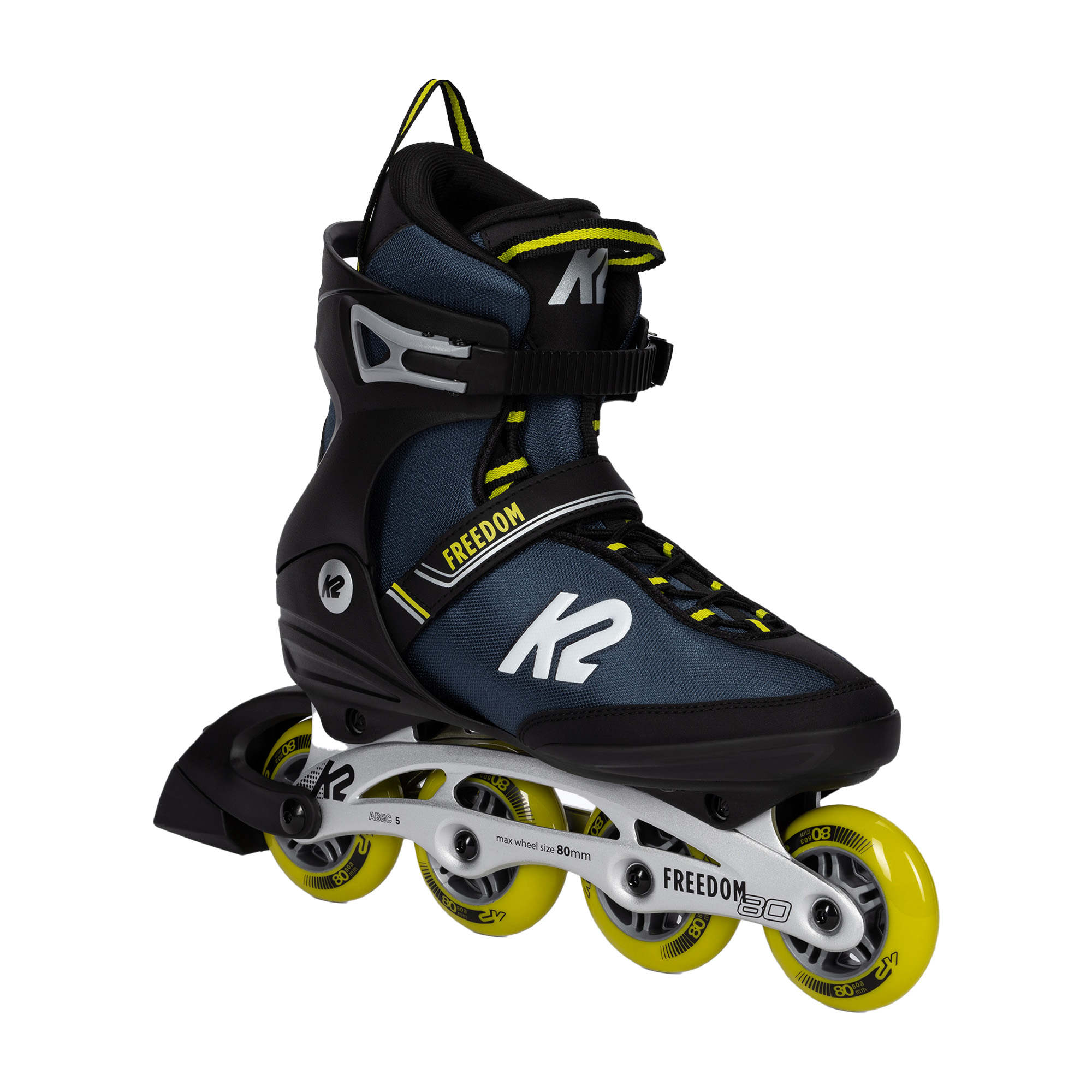 Pánske korčule K2 Freedom Alu 80 navy blue 30E0341