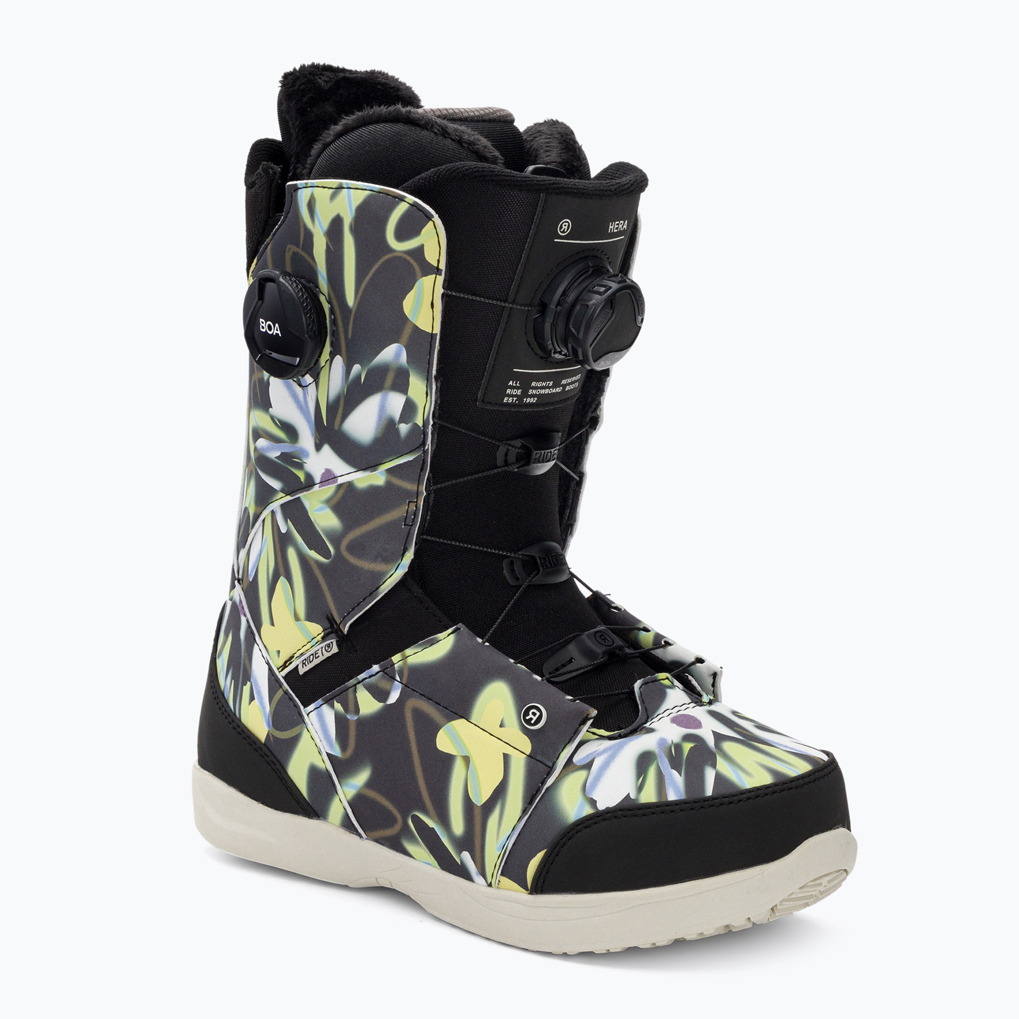 Dámske snowboardové topánky RIDE Hera čierno-zelené 12G216