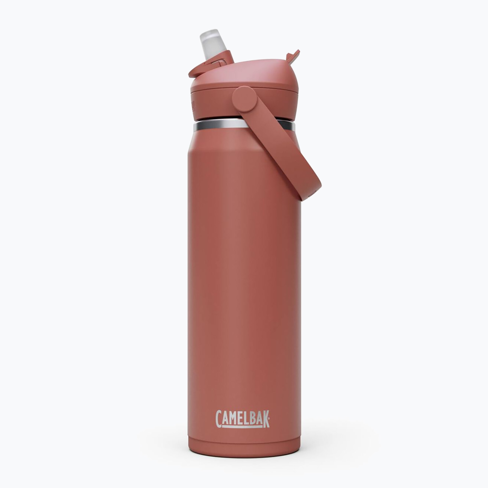 Cestovná fľaša Camelbak Thrive Flip Straw Insulated SST 740 ml sierra red
