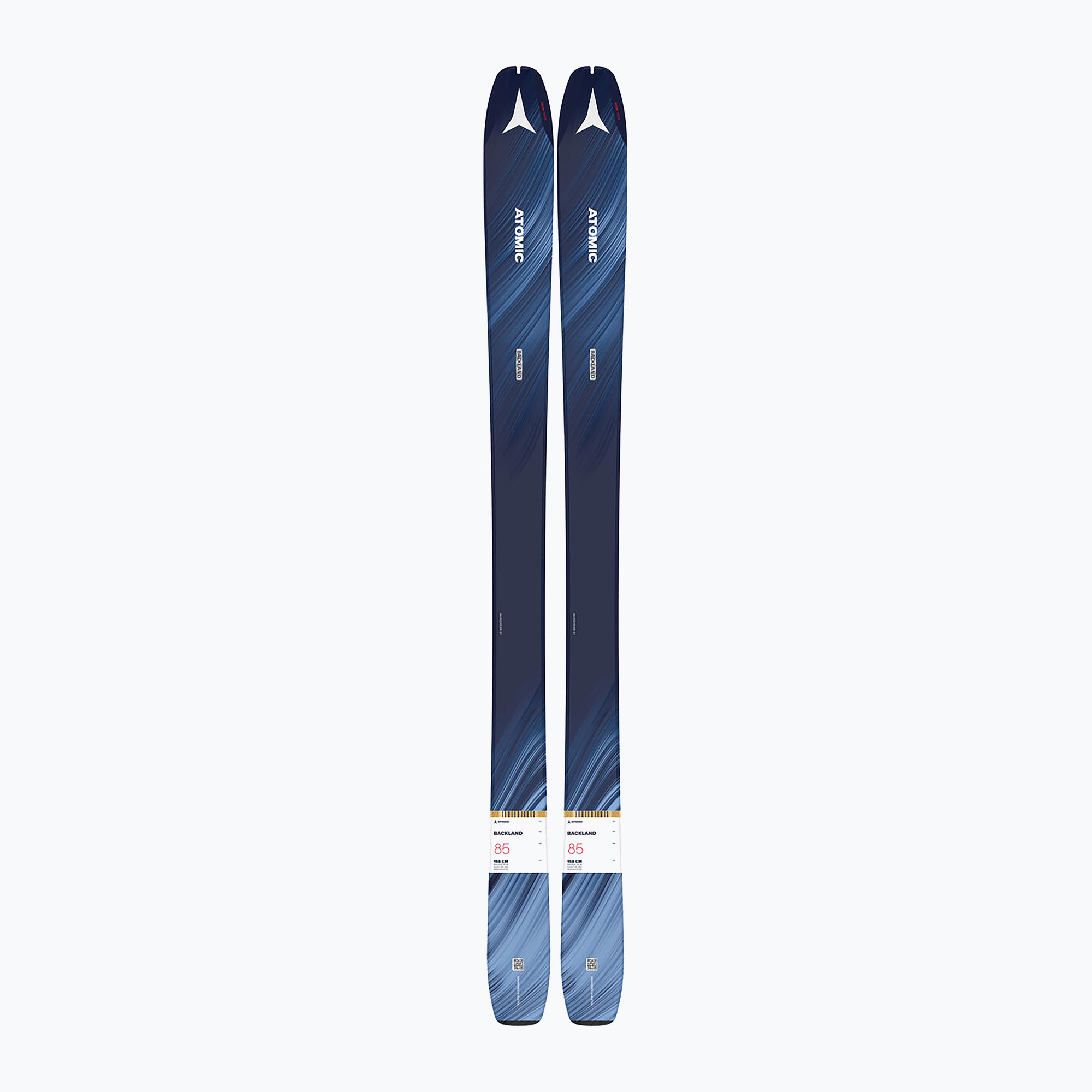 Dámske skate lyže Atomic Backland 85W + Skins blue AAST1924