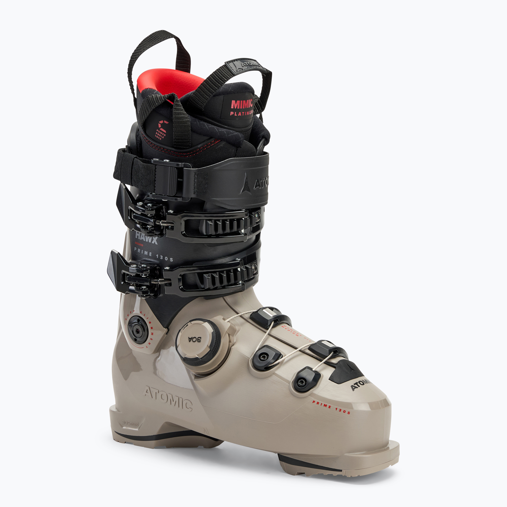 Pánske lyžiarske topánky Atomic Hawks Prime 130 S BOA GW cement (Hawx Prime 130 S BOA GW AE5029900)