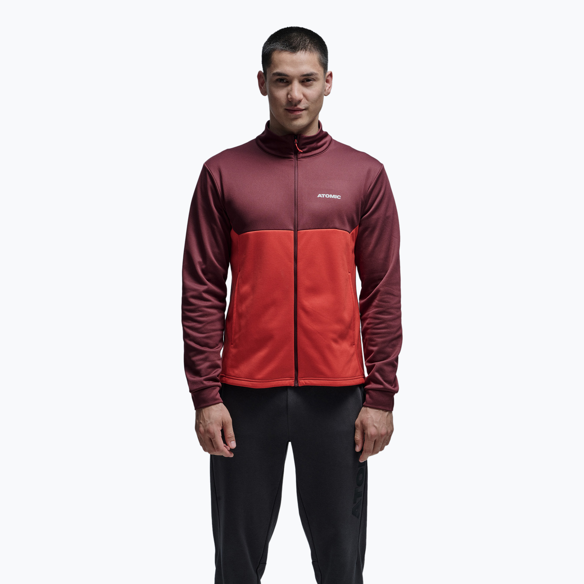 Pánska mikina Atomic Alps Jacket maroon/ red