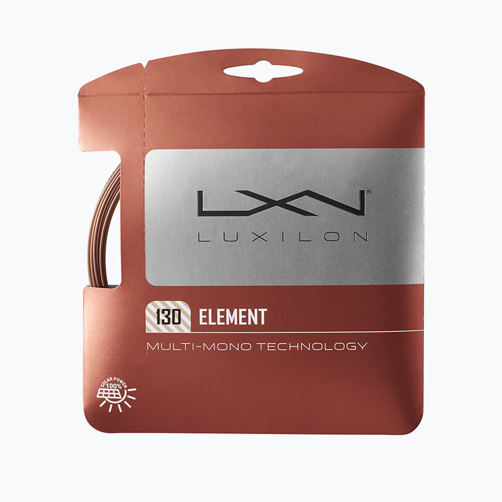 Tenisové struny Luxilon Element 130 Set12,2m hnedé WRZ990109+ (Element 130 Set WRZ990109+)