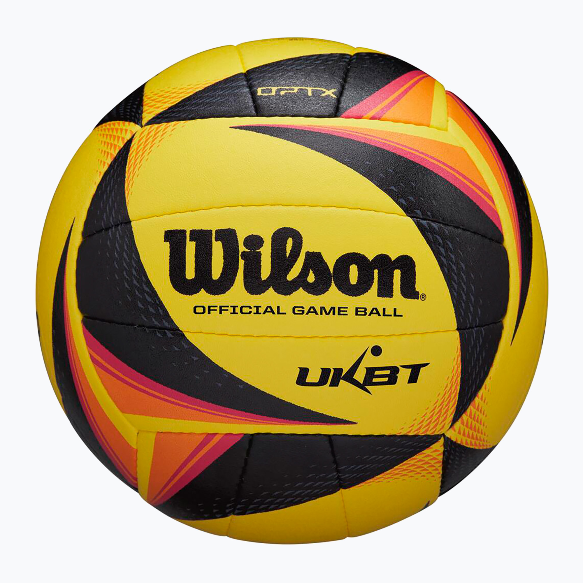 Lopta na plážový volejbal Wilson OPTX AVP VB OFFICIAL GB yellow veľkosť 5