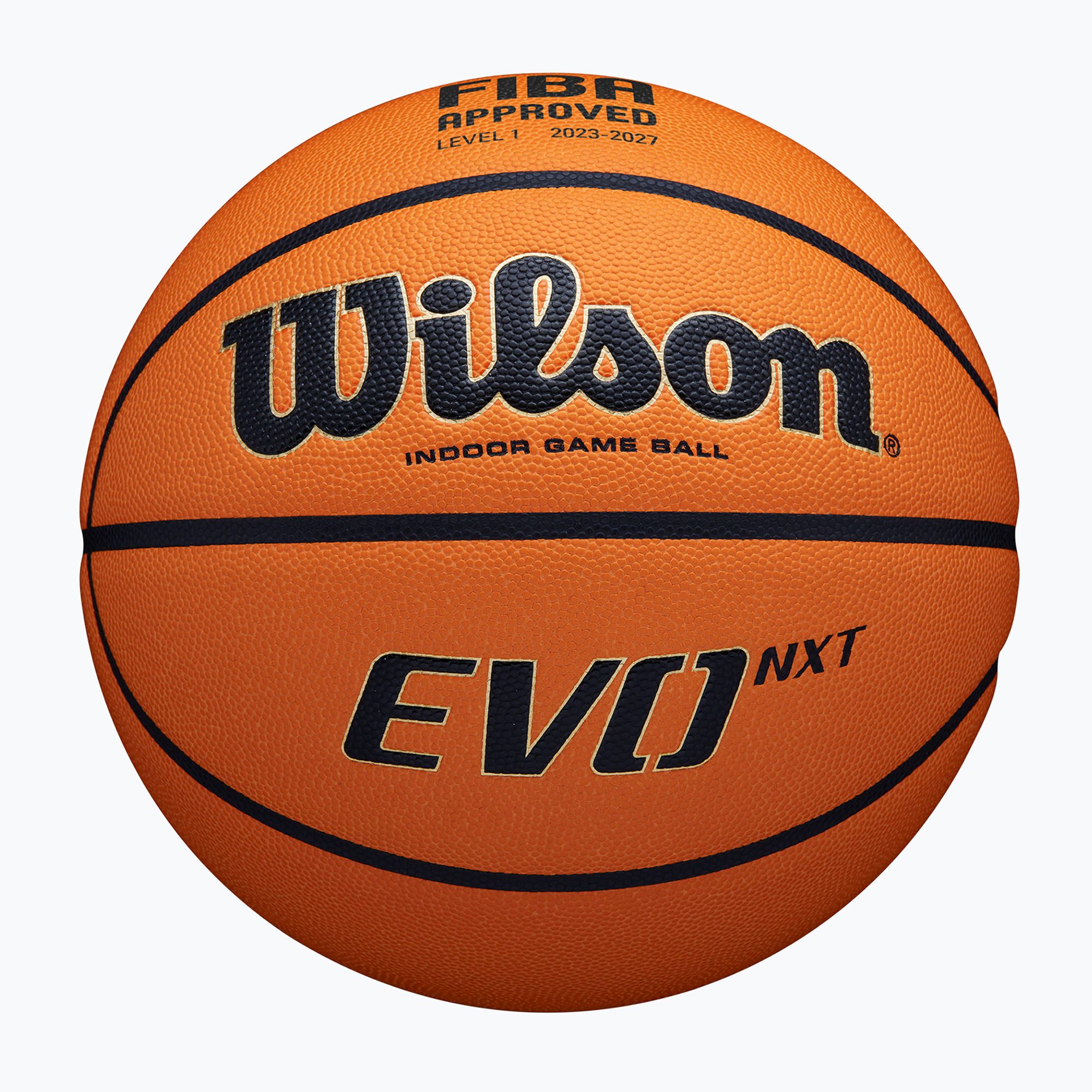 Basketbalová lopta Wilson basketball EVO NXT Fiba Game Ball orange veľkosť 7 (EVO NXT Fiba Game Ball WTB0965XB)