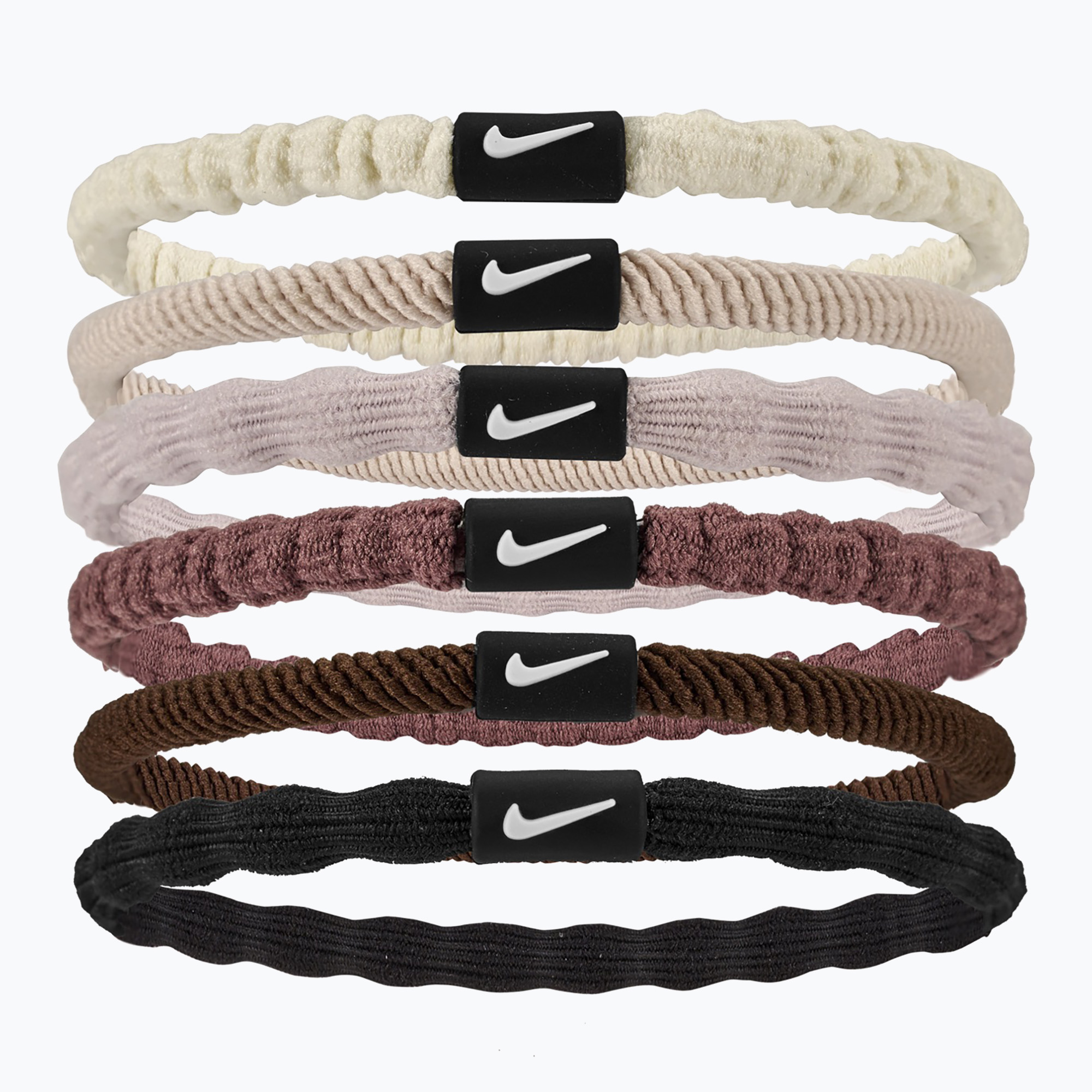 Gumičky do vlasov Nike Flex Hair Tie 6 ks sail/lt orewood brn/white