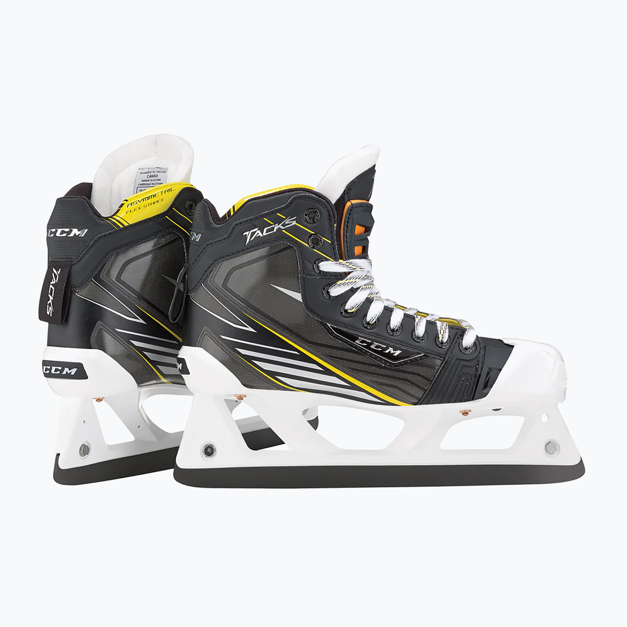 Pánske hokejové brankárske korčule CCM Tacks SR D black (Tacks SR D SKTACG)