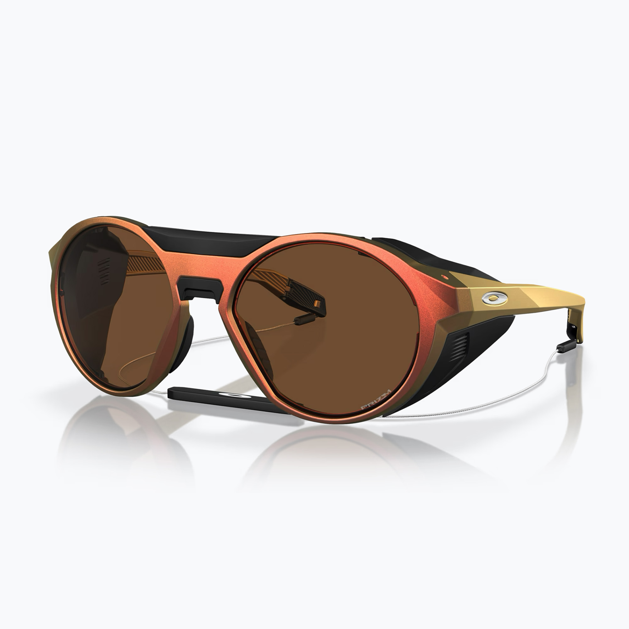 Slnečné okuliare Oakley Clifden matne červené zlaté colourshift/prizm bronze