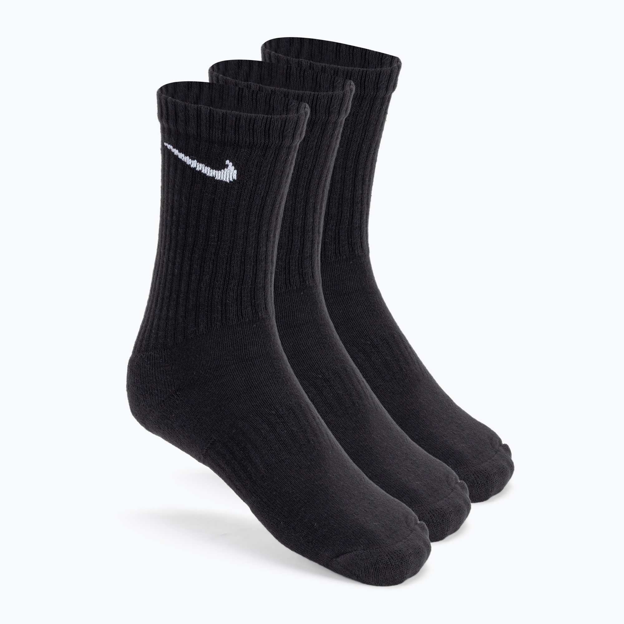 Ponožky Nike Everyday Cushioned Crew 3 pary black/white (Everyday Cushioned Crew SX7664-010)