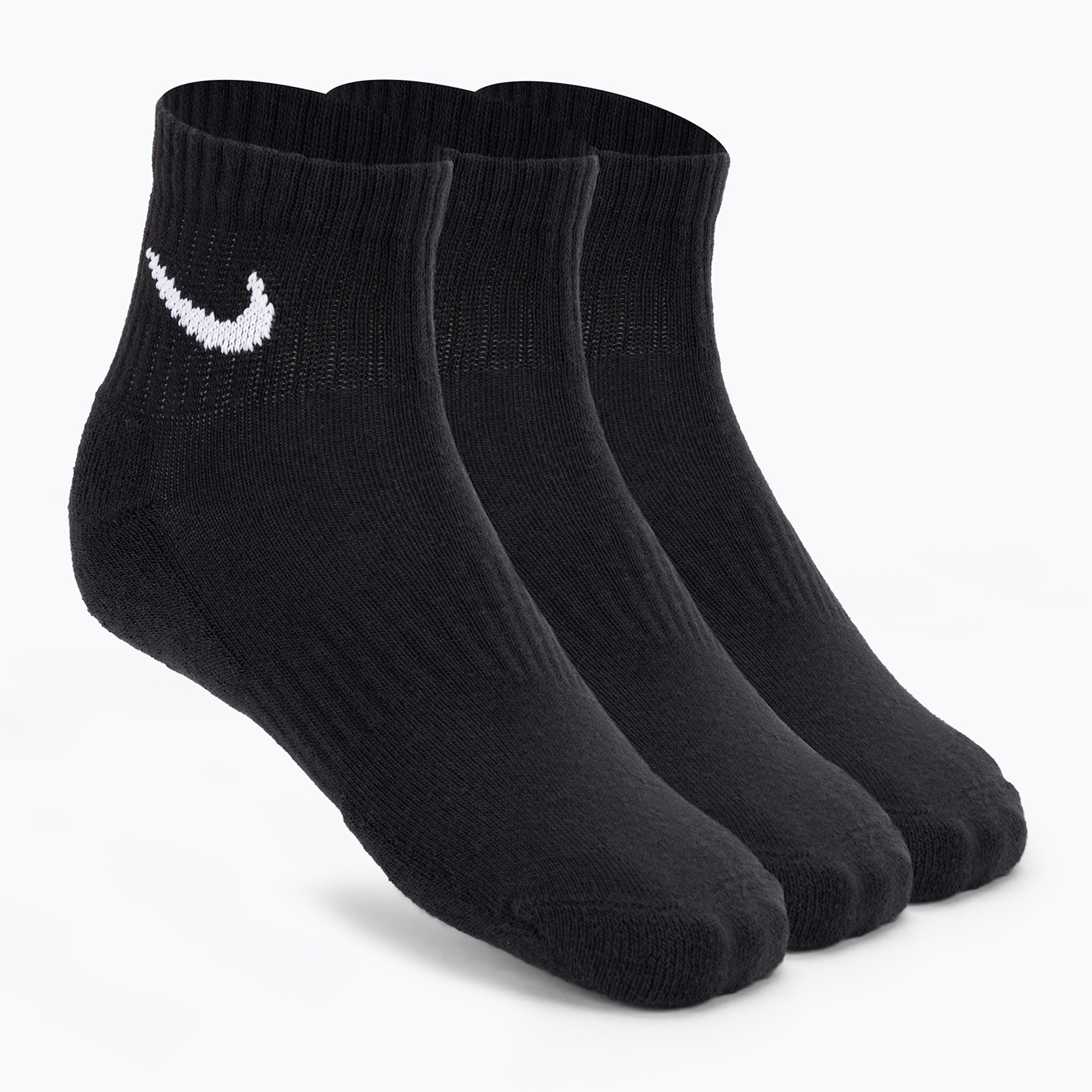 Ponožky Nike Everyday Cushioned Ankle 3 pary black/white (Everyday Cushioned Ankle SX7667-010)