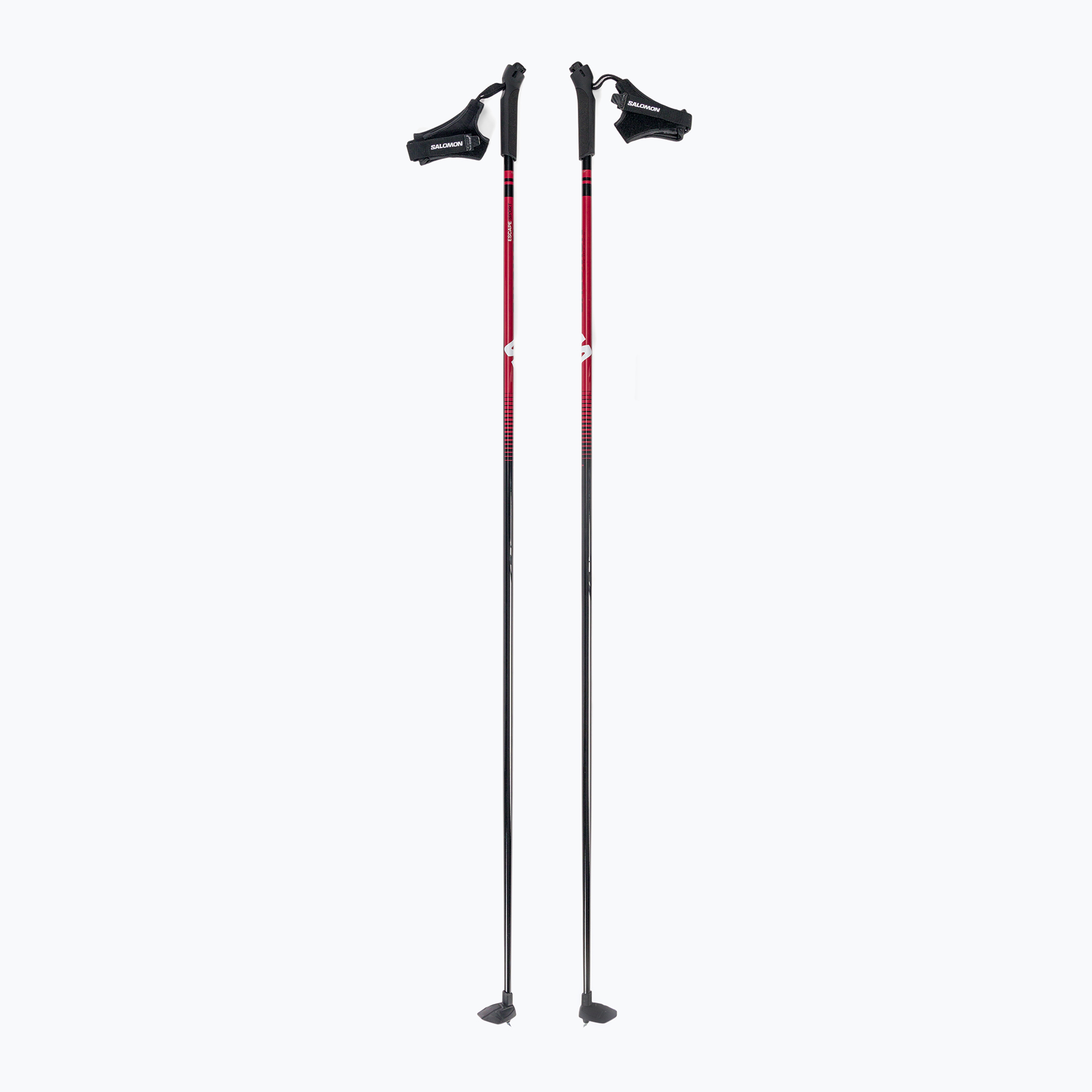 Palice na bežecké lyžovanie Salomon Escape Sport čierno-červené L48752