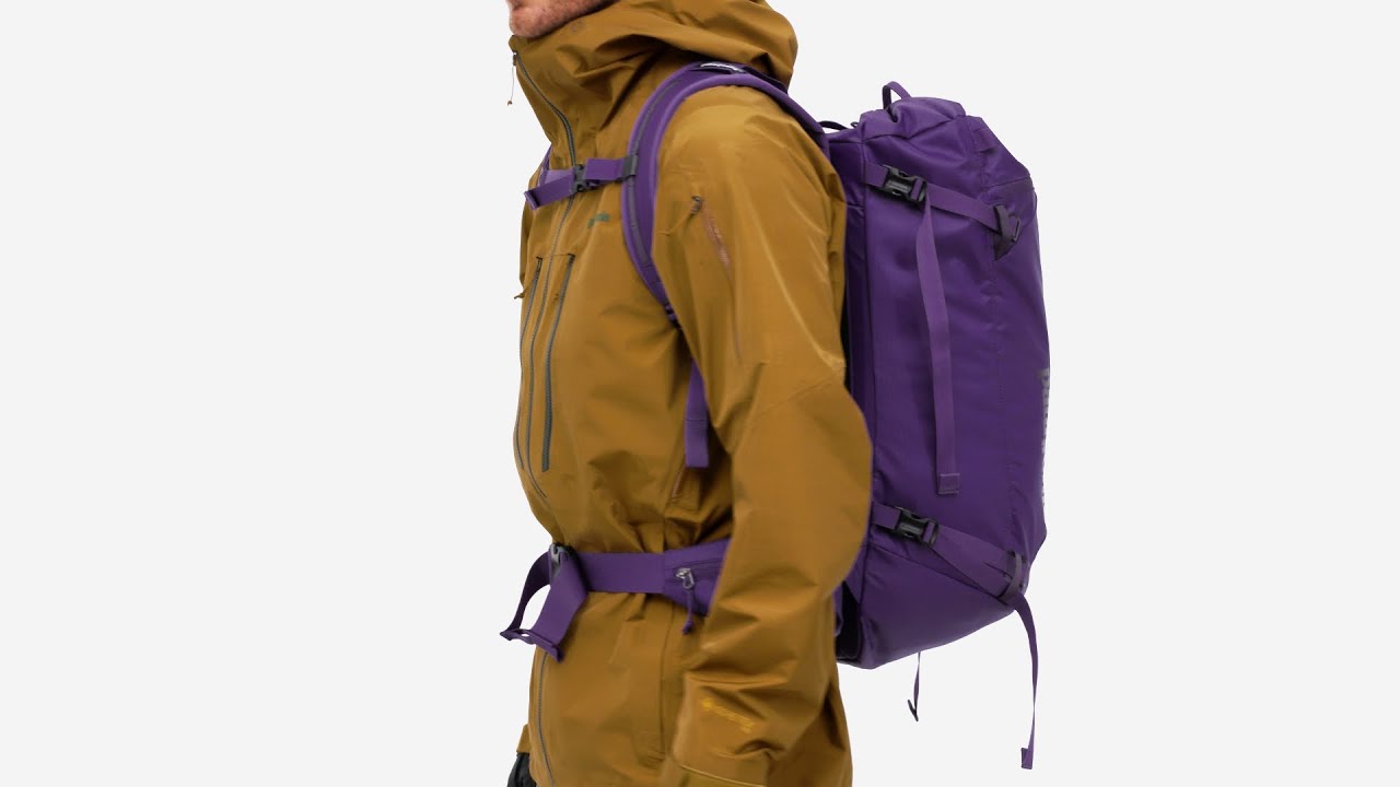 Turistický batoh Patagonia Descensionist 40 l čierny