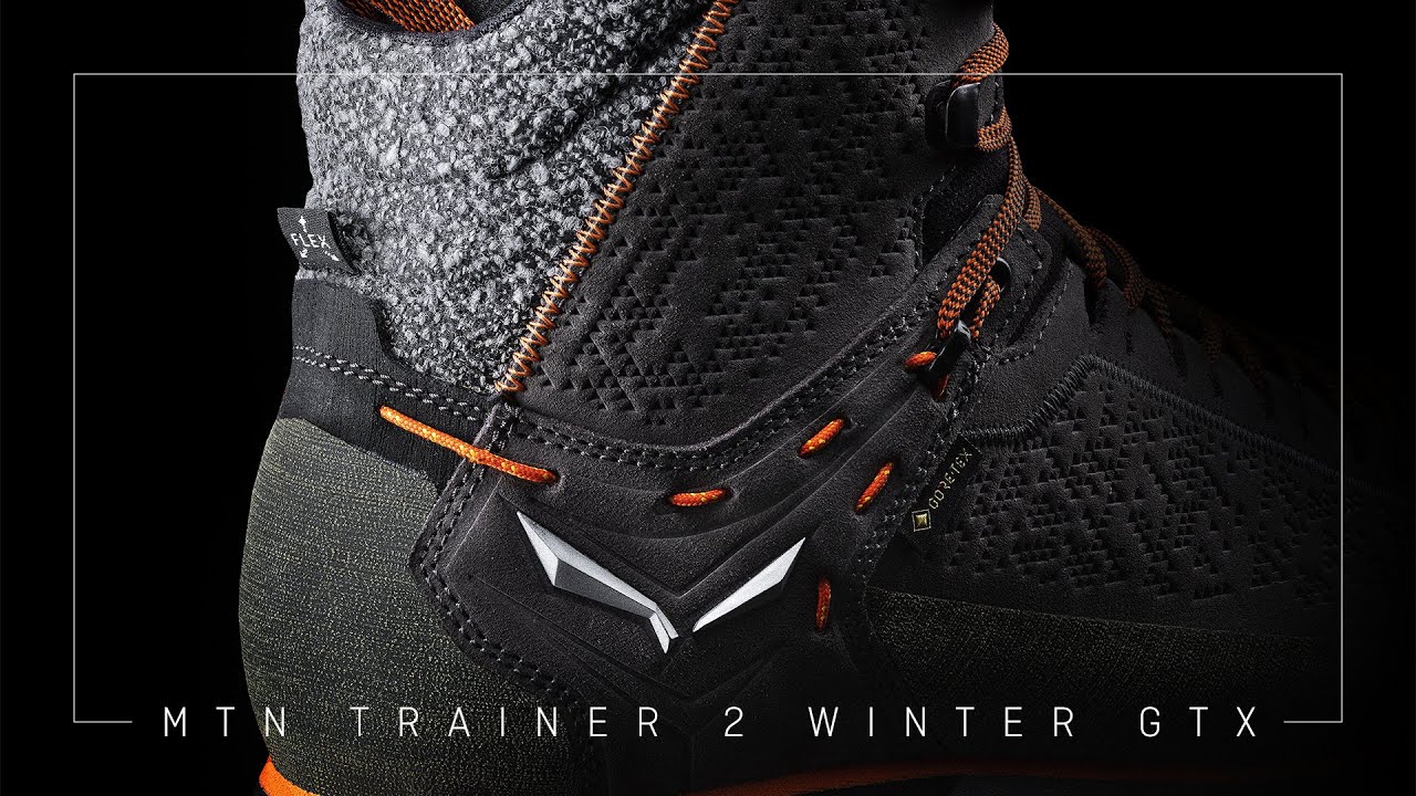 Pánske trekové topánky Salewa MTN Trainer 2 Winter GTX black out
