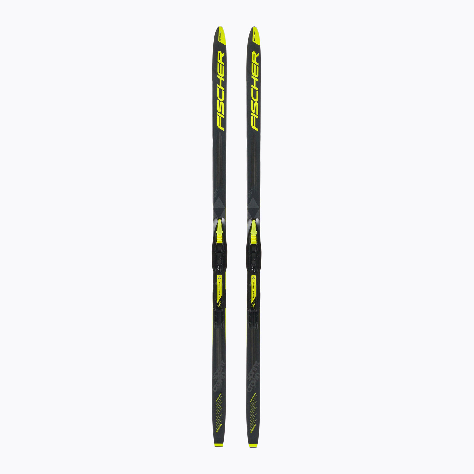 Detské bežecké lyže Fischer Sprint Crown   Tour Step-In black/yellow NP6319V