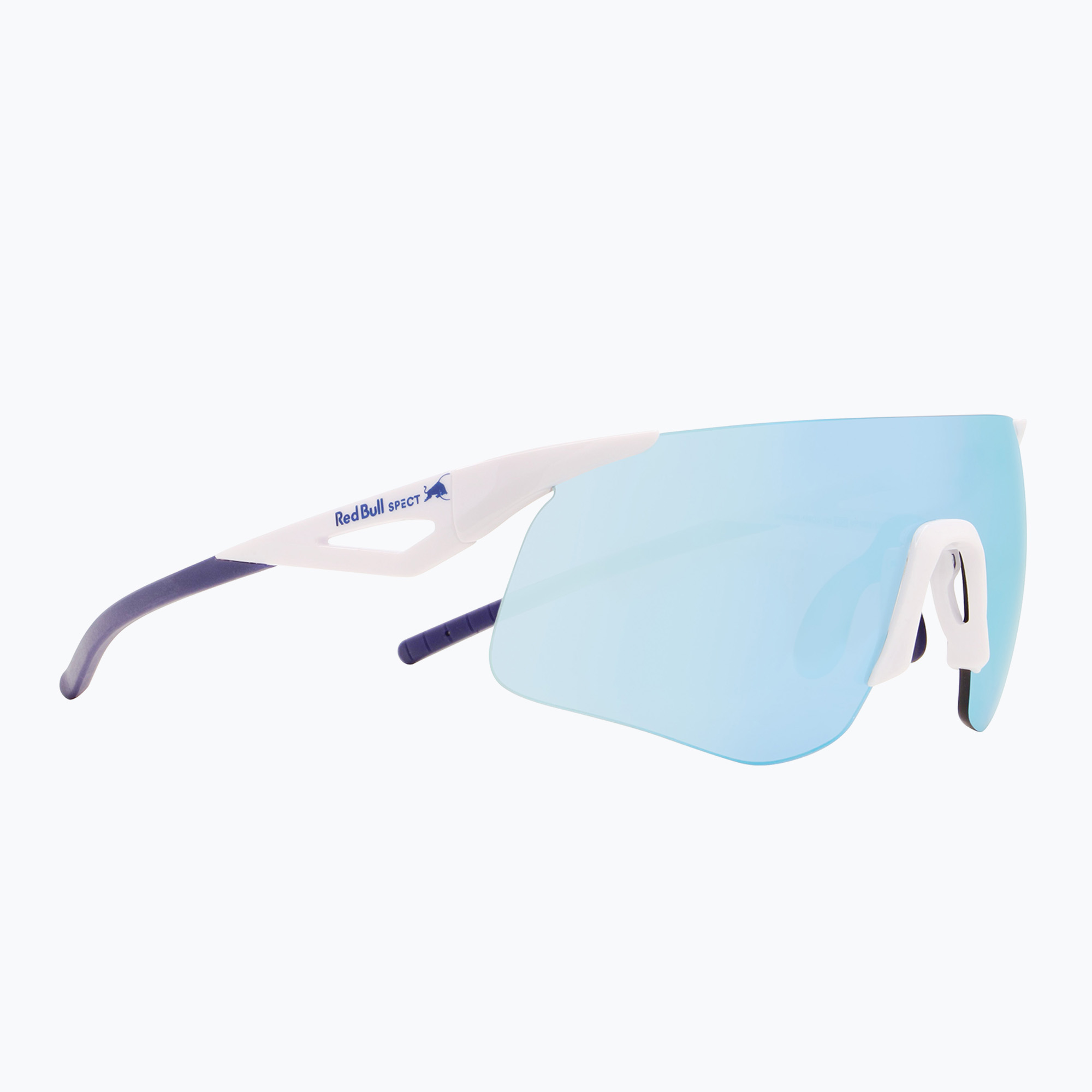 Slnečné okuliare Red Bull SPECT Mark white/smoke with blue mirror