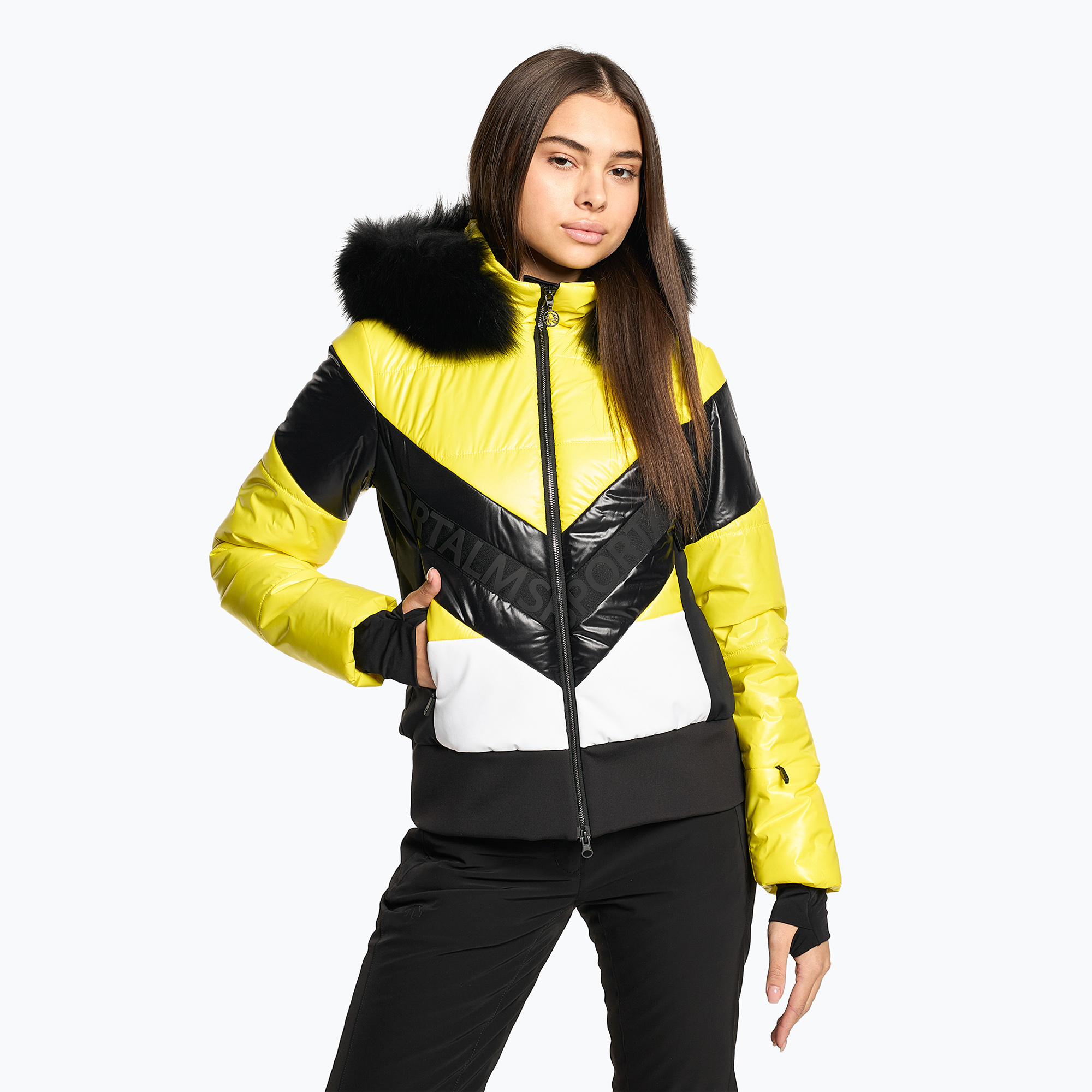 Dámska lyžiarska bunda Sportalm Stockholm m.Kap+P blazing yellow (Stockholm m.Kap+P 1620555442)