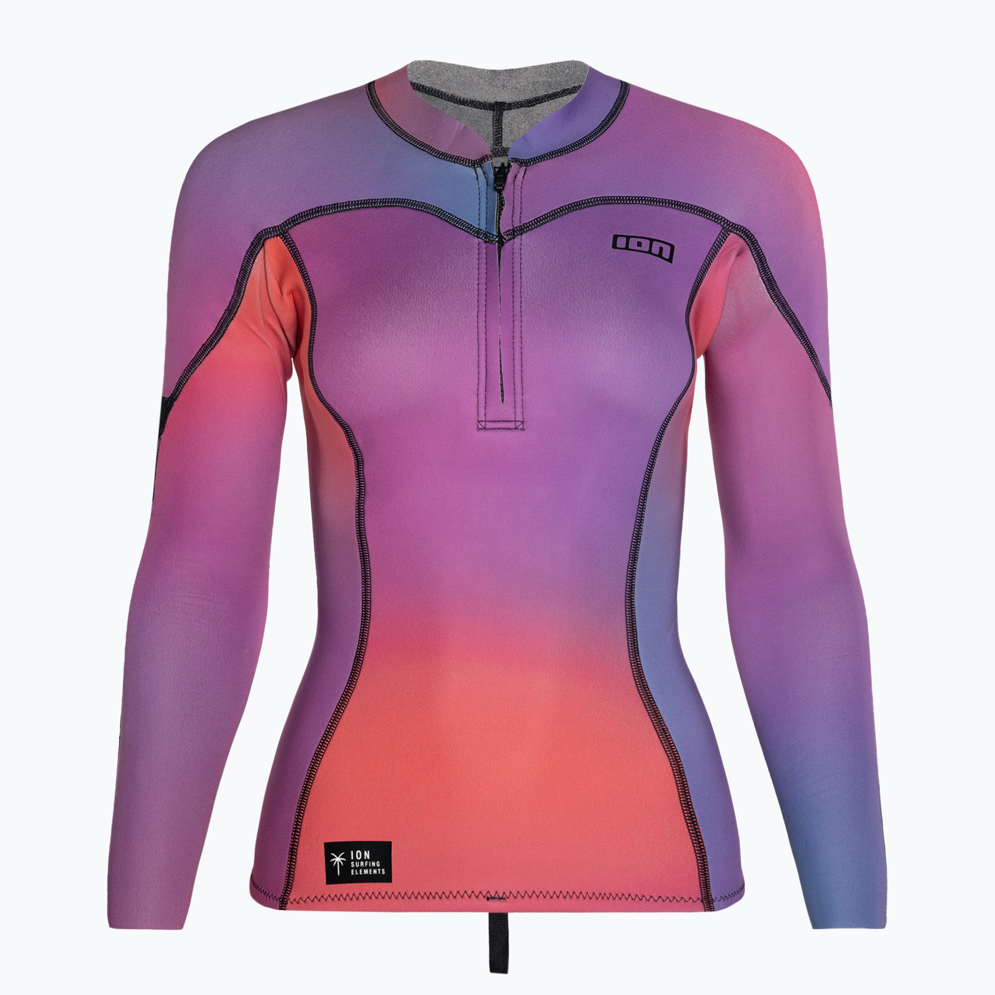 Dámske plavecké tričko ION Neo Zip Top 1.5 purple/pink 48233-4222 (Neo Zip Top 1.5 48233-4222)