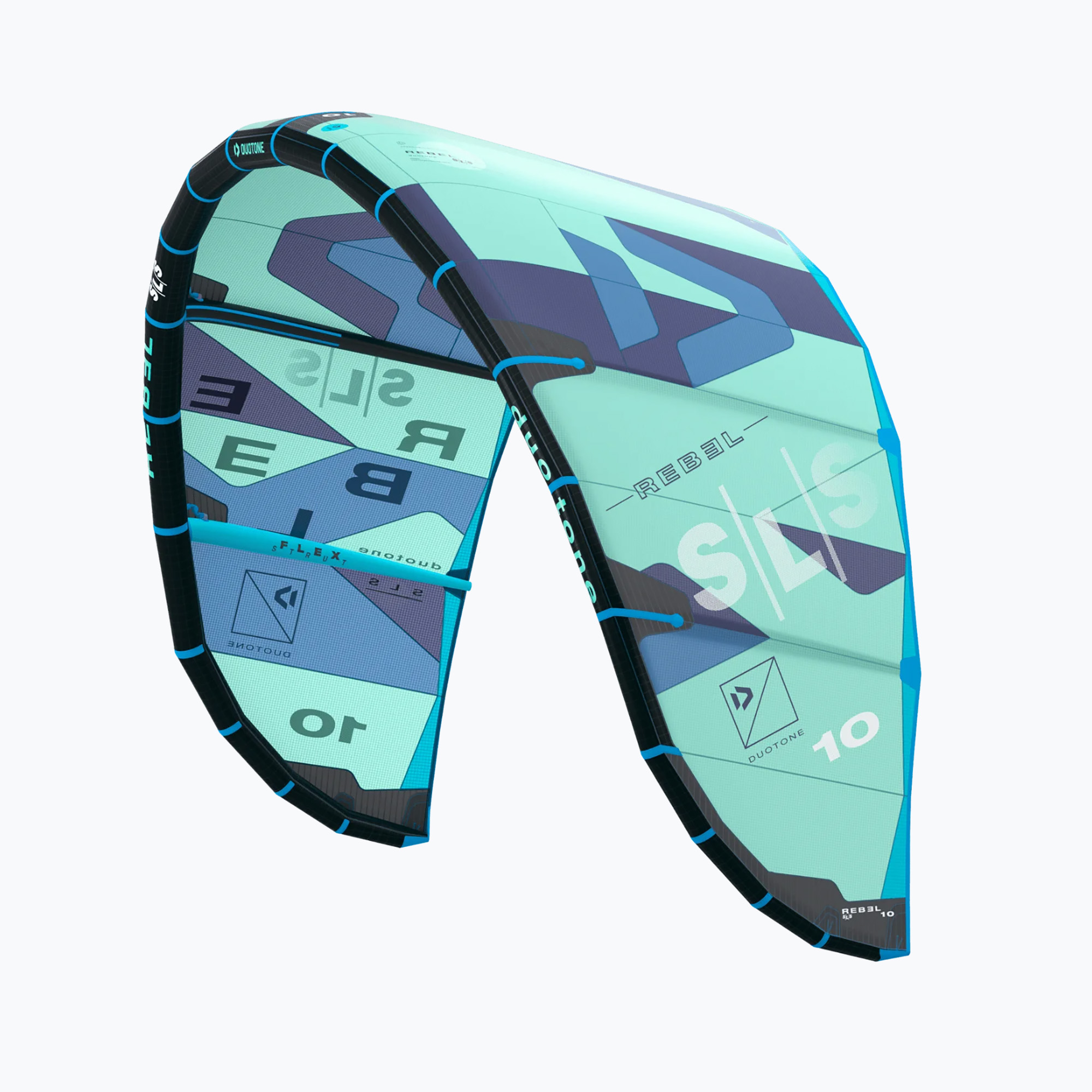 Drak na kitesurfing DUOTONE Rebel SLS C5 zelený 4423-31 (Rebel SLS C05 44230-3010)