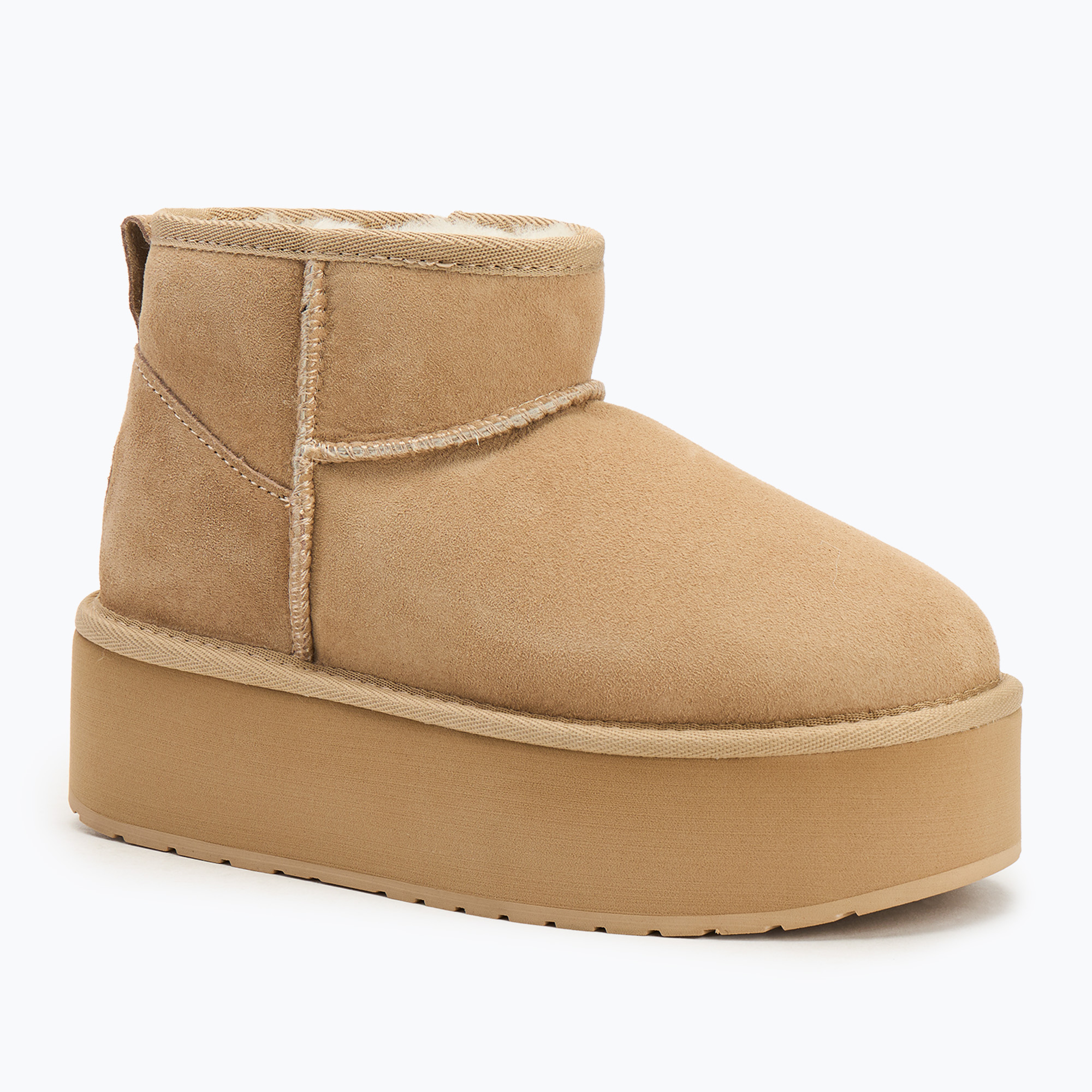 Dámske snehové topánky EMU Australia Stinger Micro Flatform sand (Stinger Micro Flatform W13082)