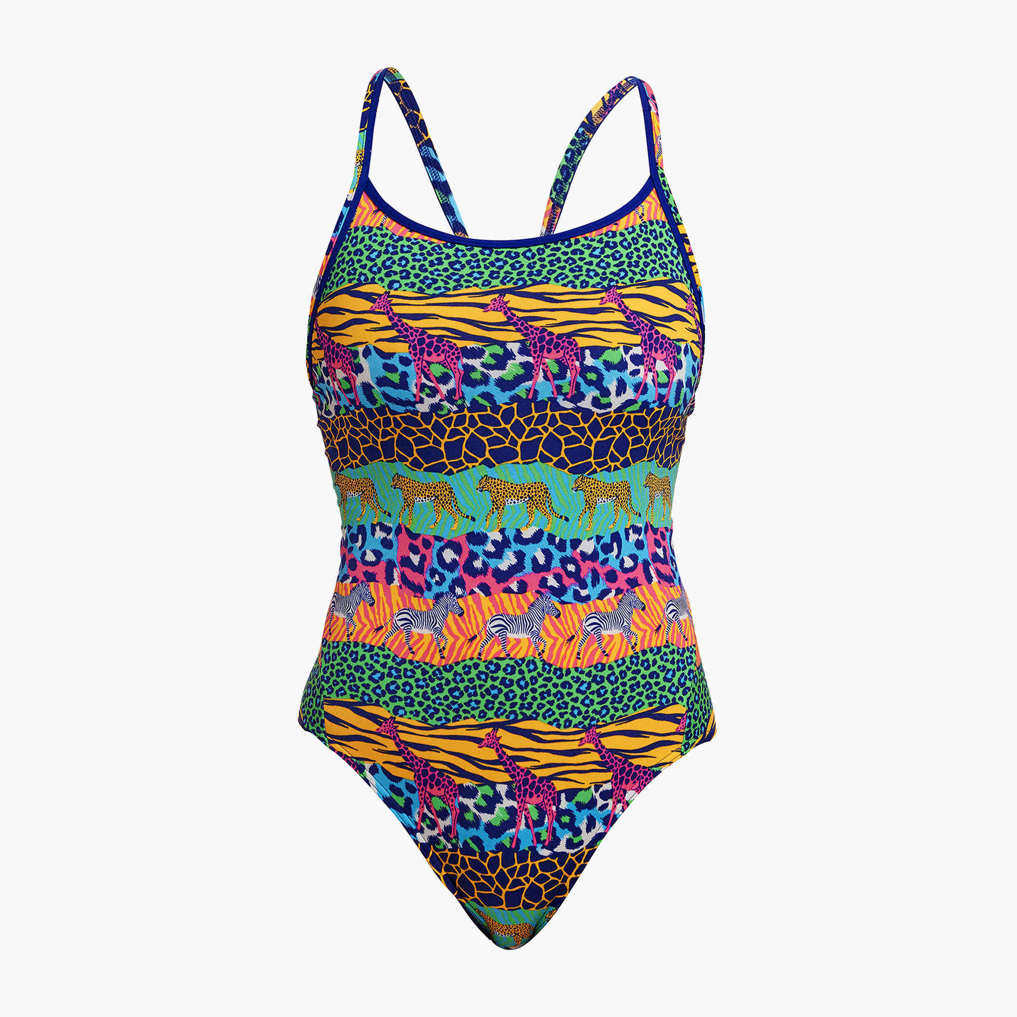 Dámske jednodielne plavky Funkita Diamond Back One Piece gone wild (Diamond Back One Piece FKS033L7180314)