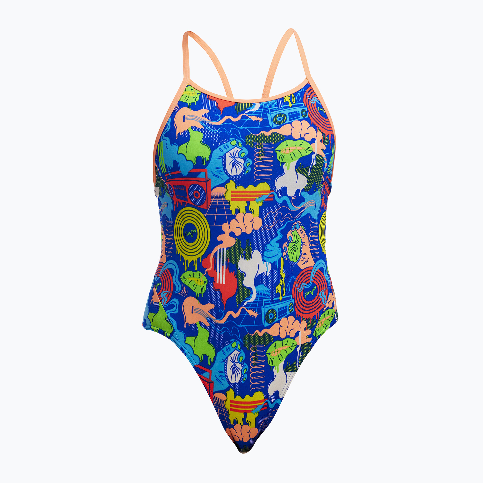 Detské jednodielne plavky Funkita Diamond Back One Piece blues baby (Diamond Back One Piece FKS033G7178608)