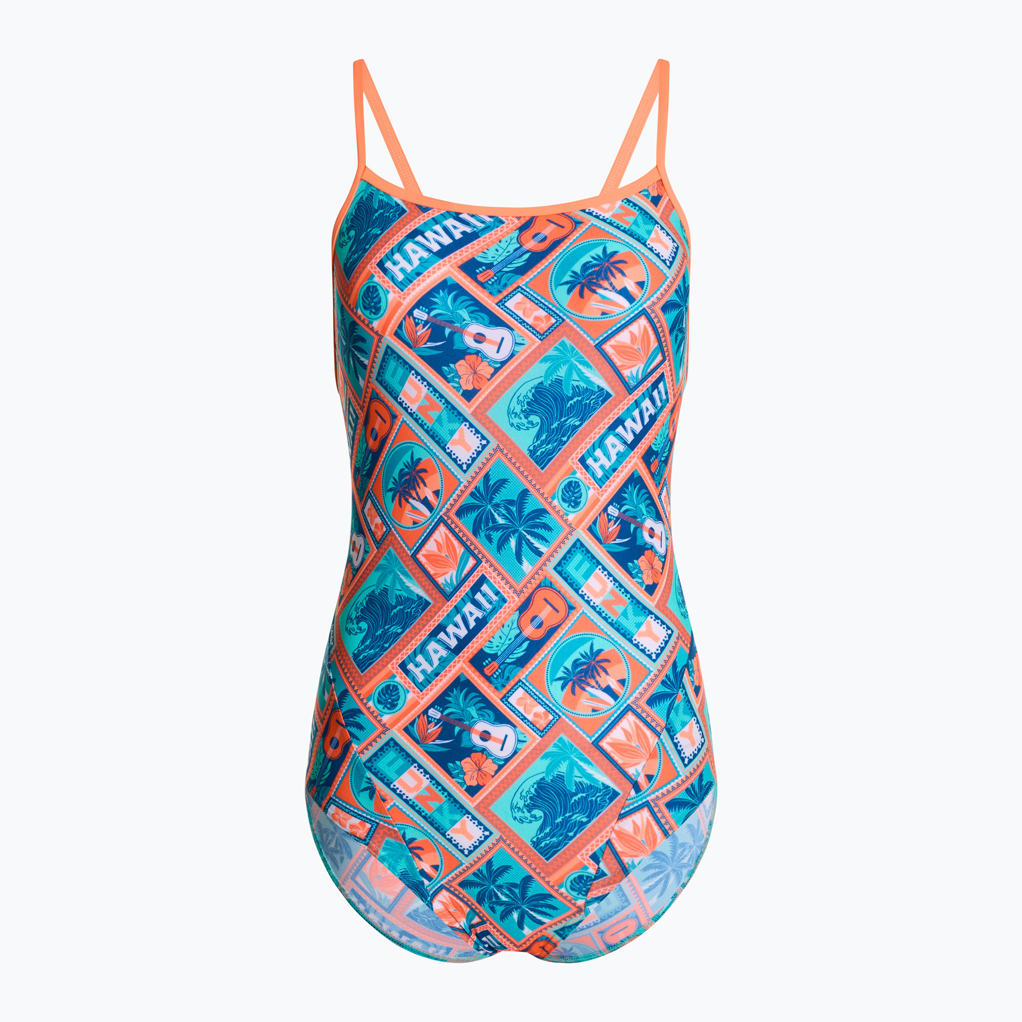 Dámske jednodielne plavky Funkita One Piece tiki tango (Single Strap One Piece FKS030L7197516)
