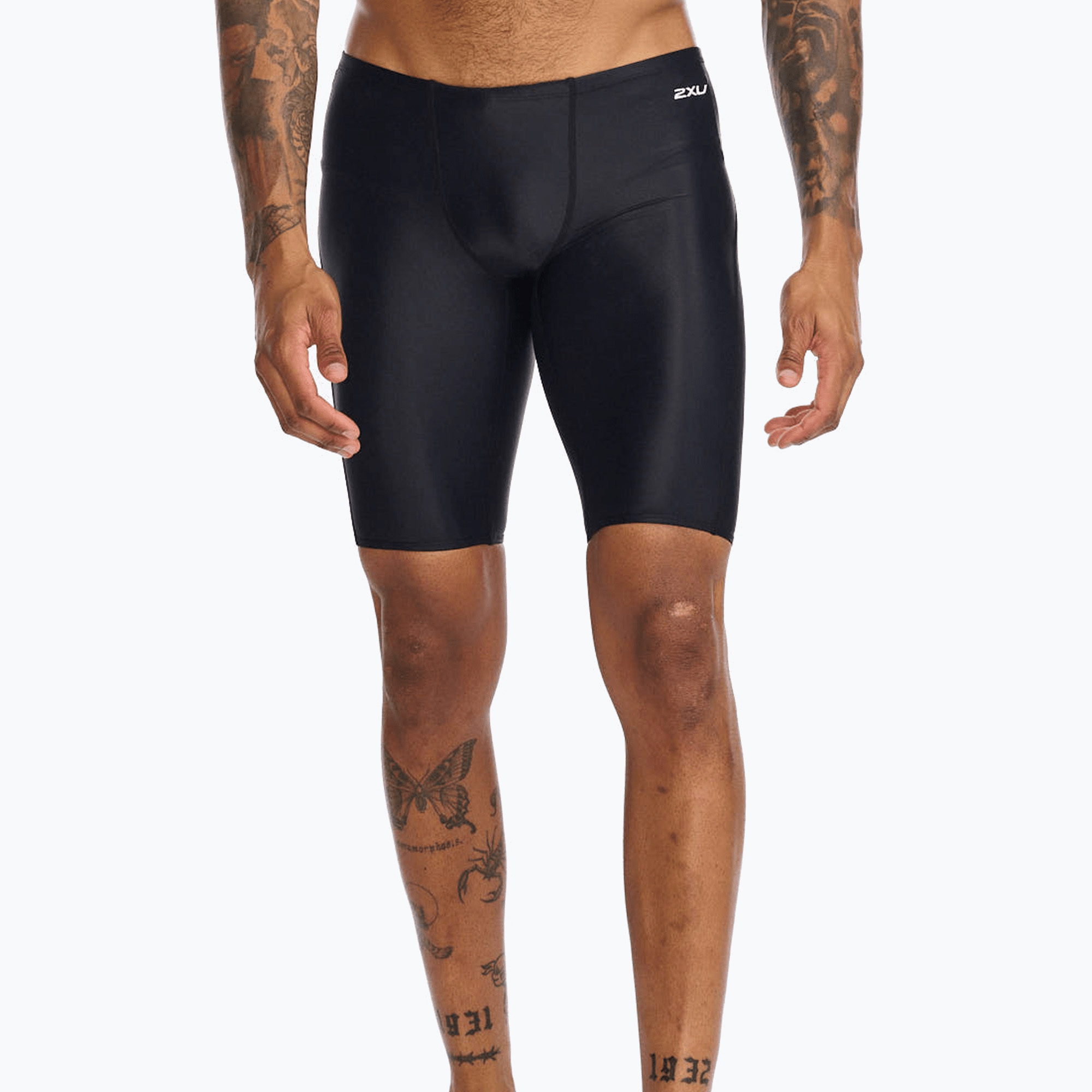 Pánske plavky 2XU Propel Jammer black/white (Propel Jammer MS6643B)
