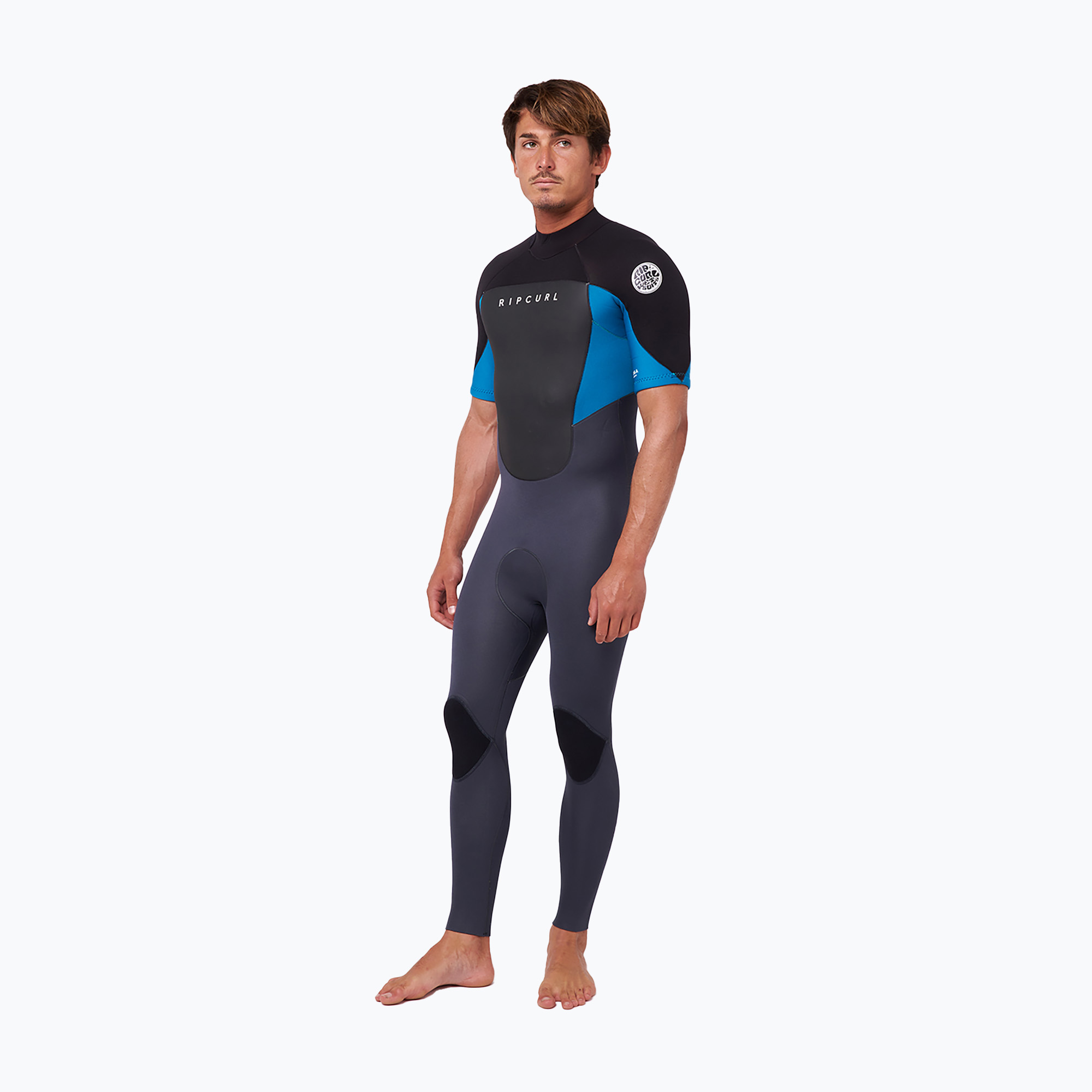 Pánske plavecké neoprény Rip Curl Omega 2/2 mm blue 115MFS (Omega 2/2 mm E-Stitch Back Zip 115MFS)