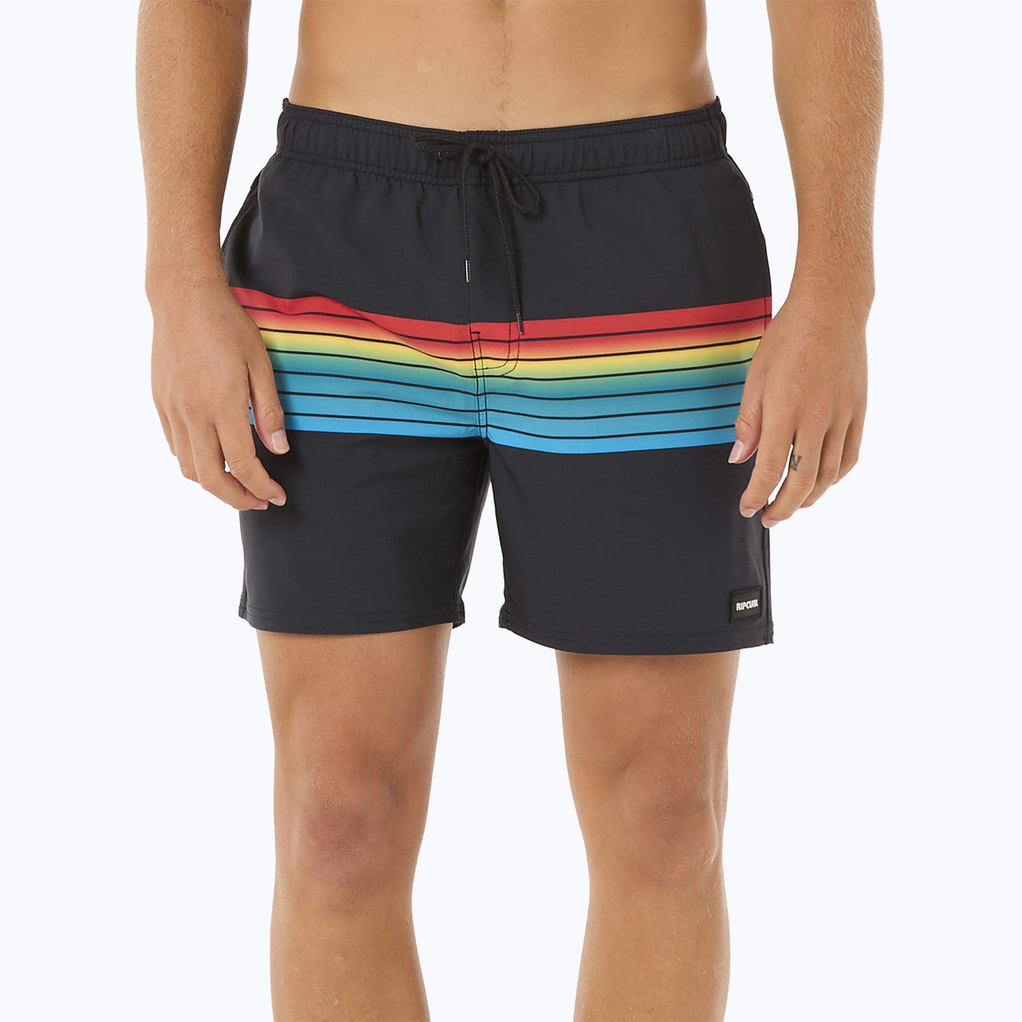 Pánske plavecké šortky Rip Curl Surf Revival Volley black (Surf Revival Volley 0B6MBO)