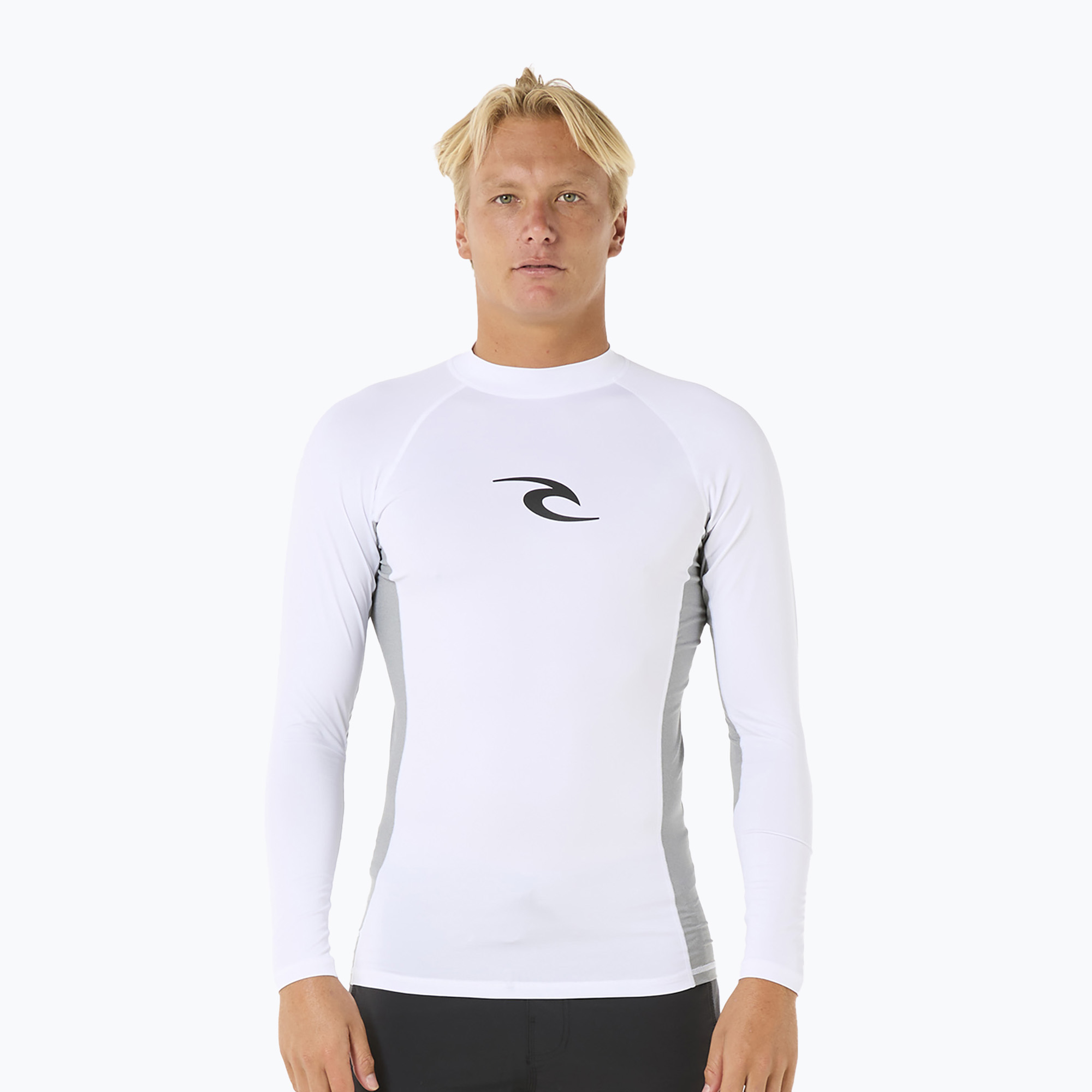 Pánske plavecké tričko longsleeve Rip Curl Waves UPF Performance white (Waves UPF Performance 141MRV)