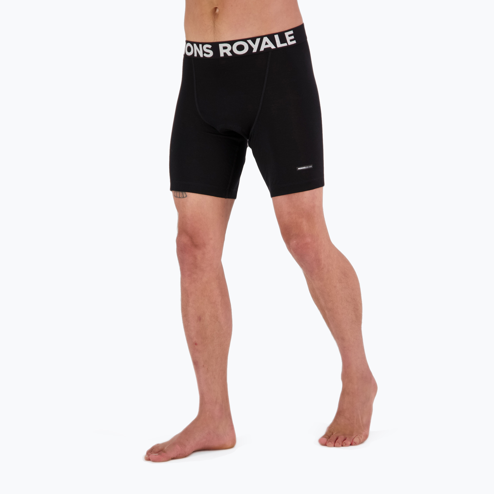 Pánske boxerky Mons Royale Low Pro Merino Aircon Bike Short black (Low Pro Merino Aircon Bike Short 100643-1015-001)
