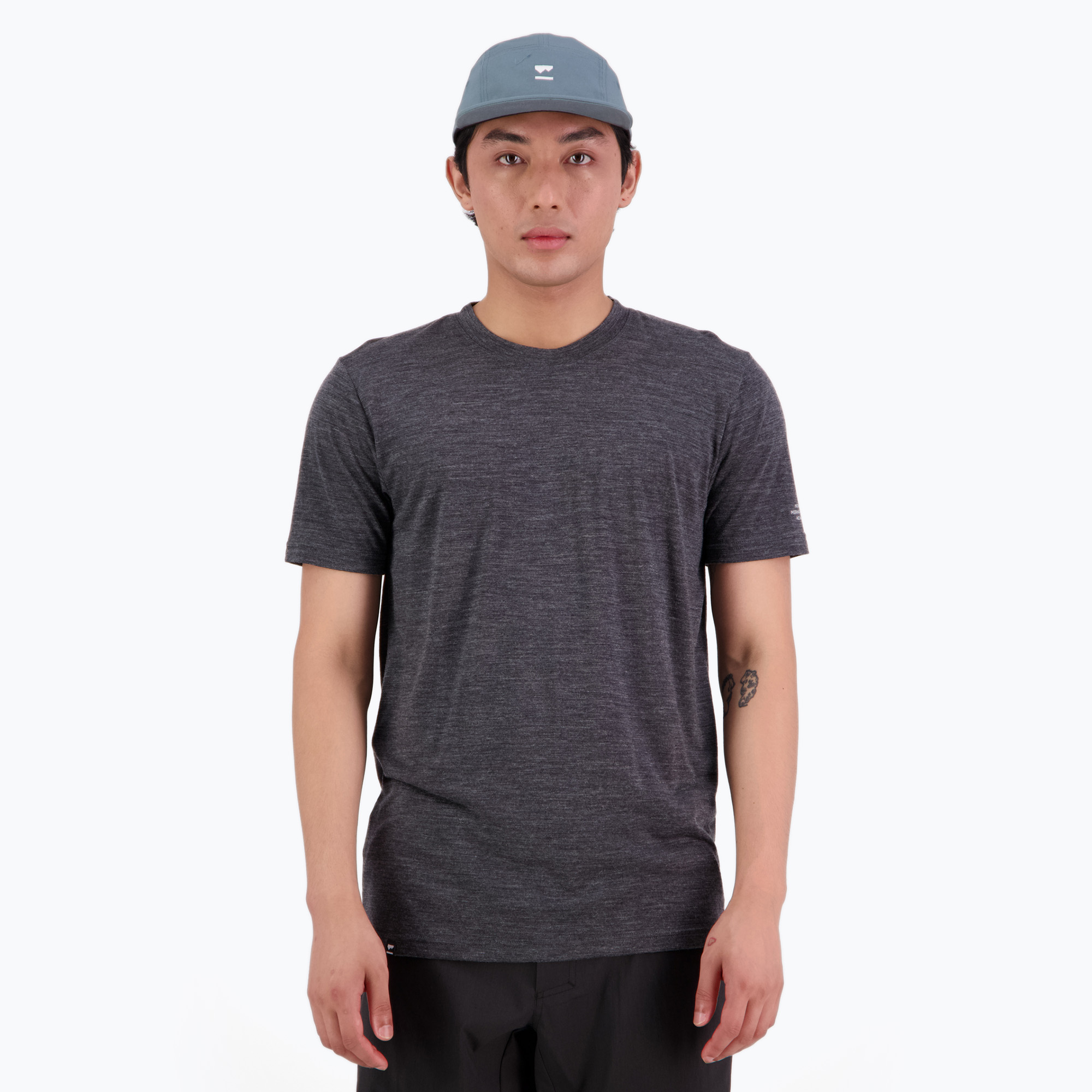 Pánske termo tričko Mons Royale Zephyr Tencel smoke (Zephyr Tencel 100557-1211-021)