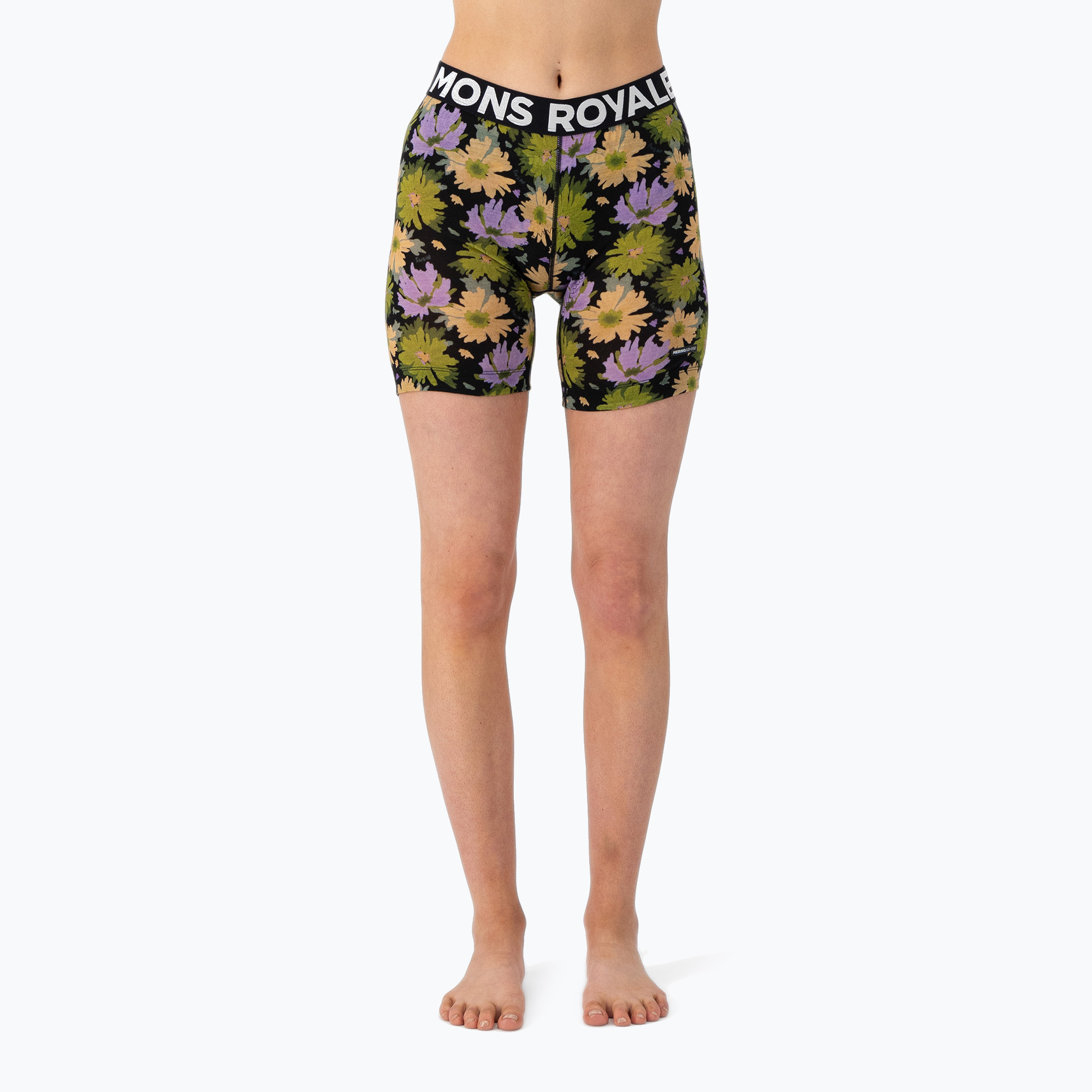 Dámske boxerky Mons Royale Low Pro Merino Aircon Bike Short alpine bloom (Low Pro Merino Aircon Bike Short 100642-2015-808)