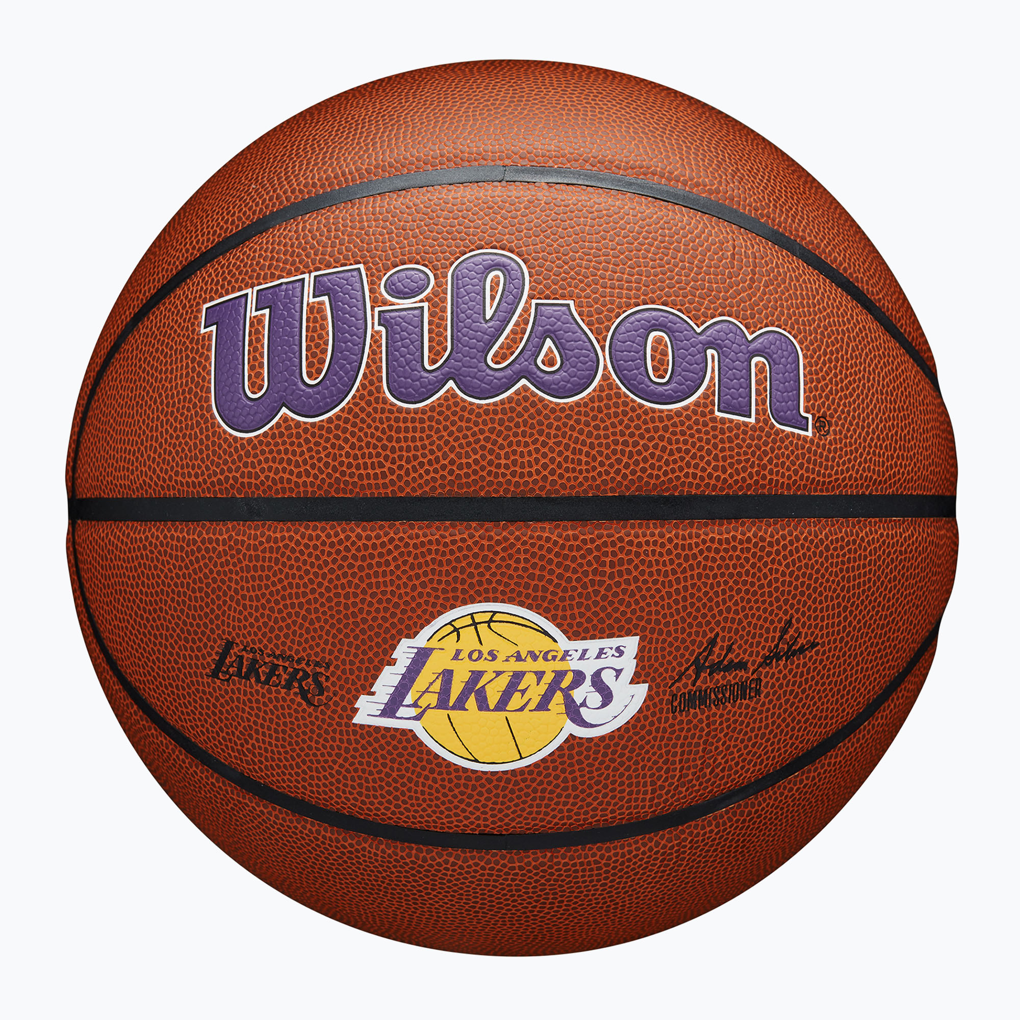 Basketbalová Lopta Wilson NBA Team Alliance Los Angeles Lakers brown veľkosť 7 (NBA Team Alliance Los Angeles Lakers WZ4029314XB7)