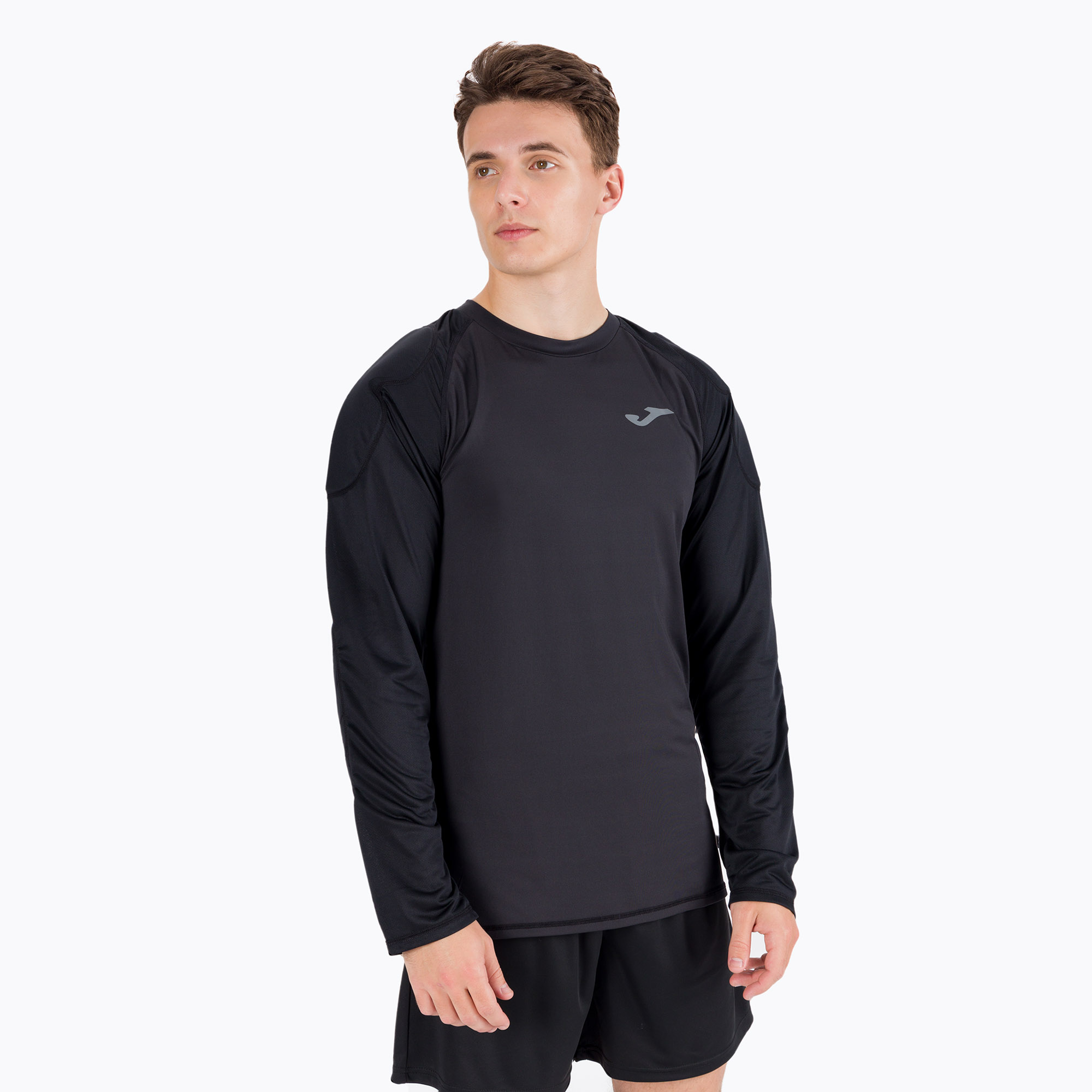 Detské tričko Joma Goalkeeper Protec s dlhým rukávom čierne 100009.100 (Goalkeeper Protec Longsleeve 100009)
