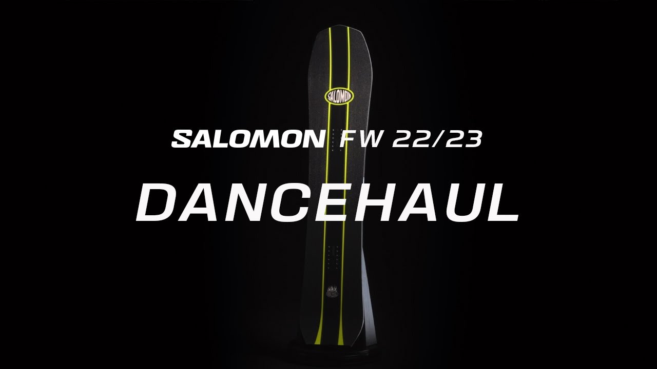 Snowboard Salomon Dancehaul čierno-žltý L47178