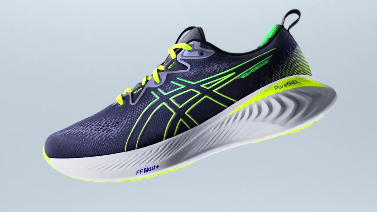 ASICS Gel-Cumulus 25 pánska bežecká obuv black/neon lime