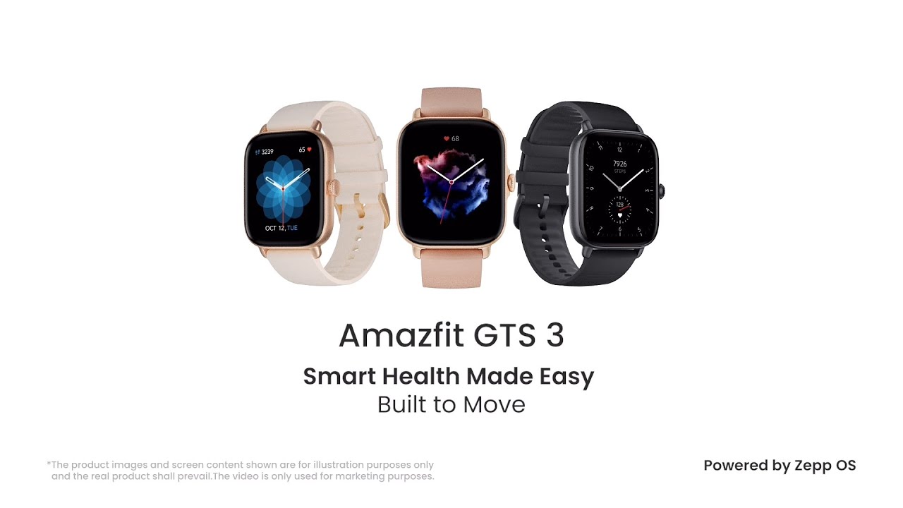 Hodinky Amazfit GTS 3 ružové W2035OV3N