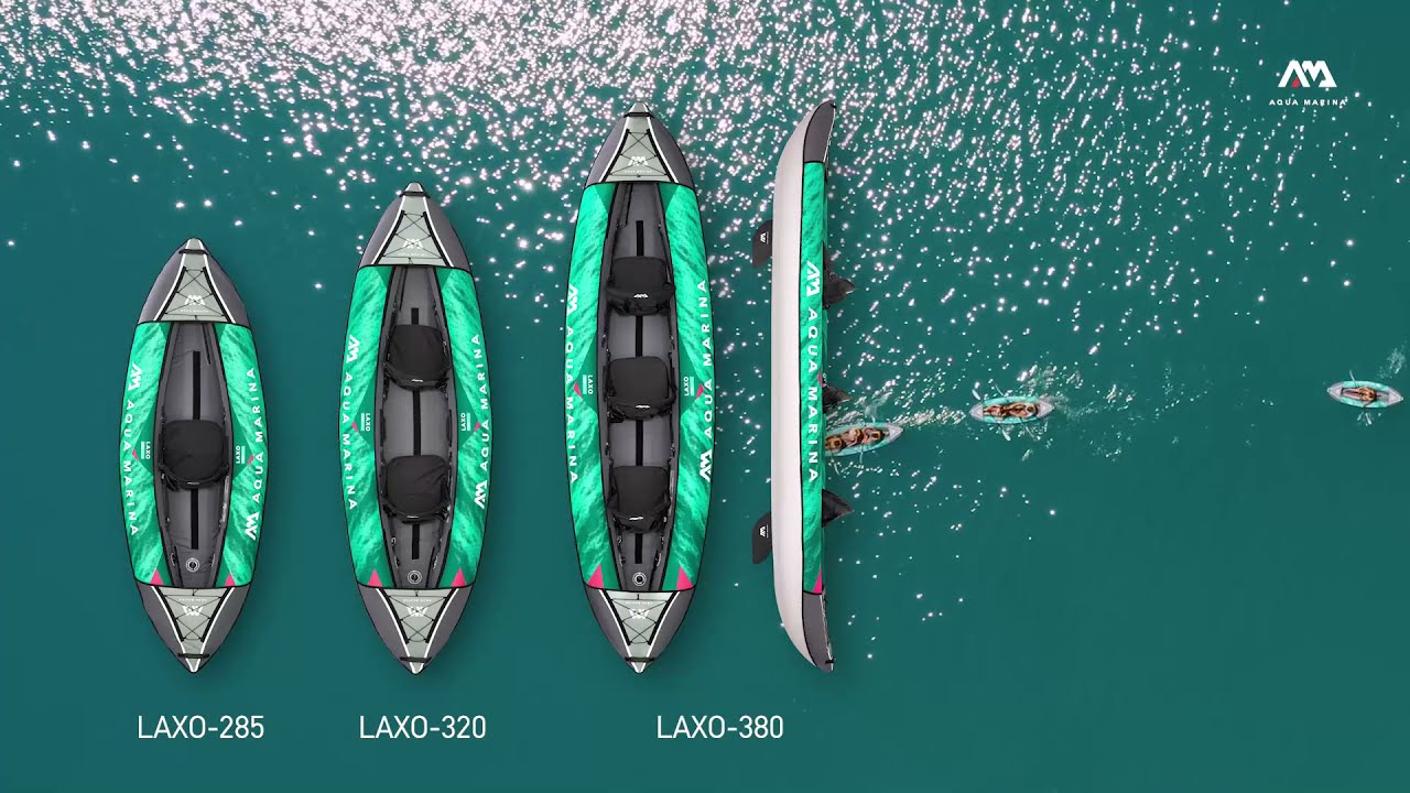 Aqua Marina Recreactional zelený 10'6″ nafukovací kajak pre 2 osoby Laxo320