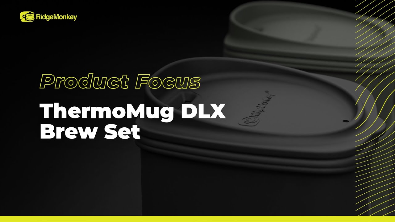 Hrnček RidgeMonkey ThermoMug DLX Brew Set sivý RM550
