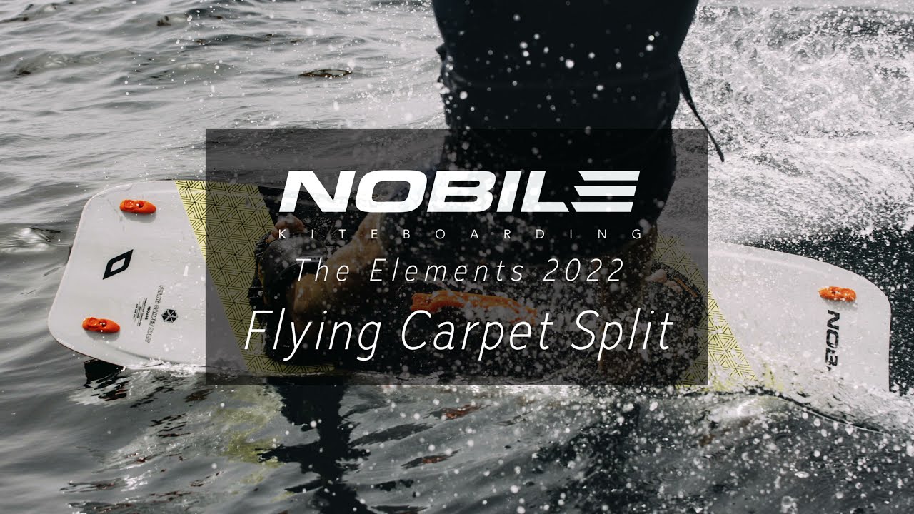 Nobile Flying Carpet Split skladací kiteboard čierna/sivá K22