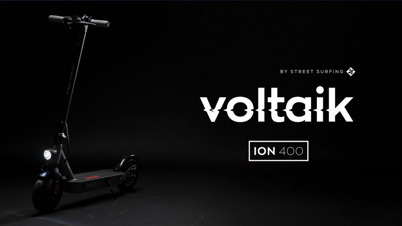 Street Surfing Voltaik Ion 400 elektrický skúter sivý