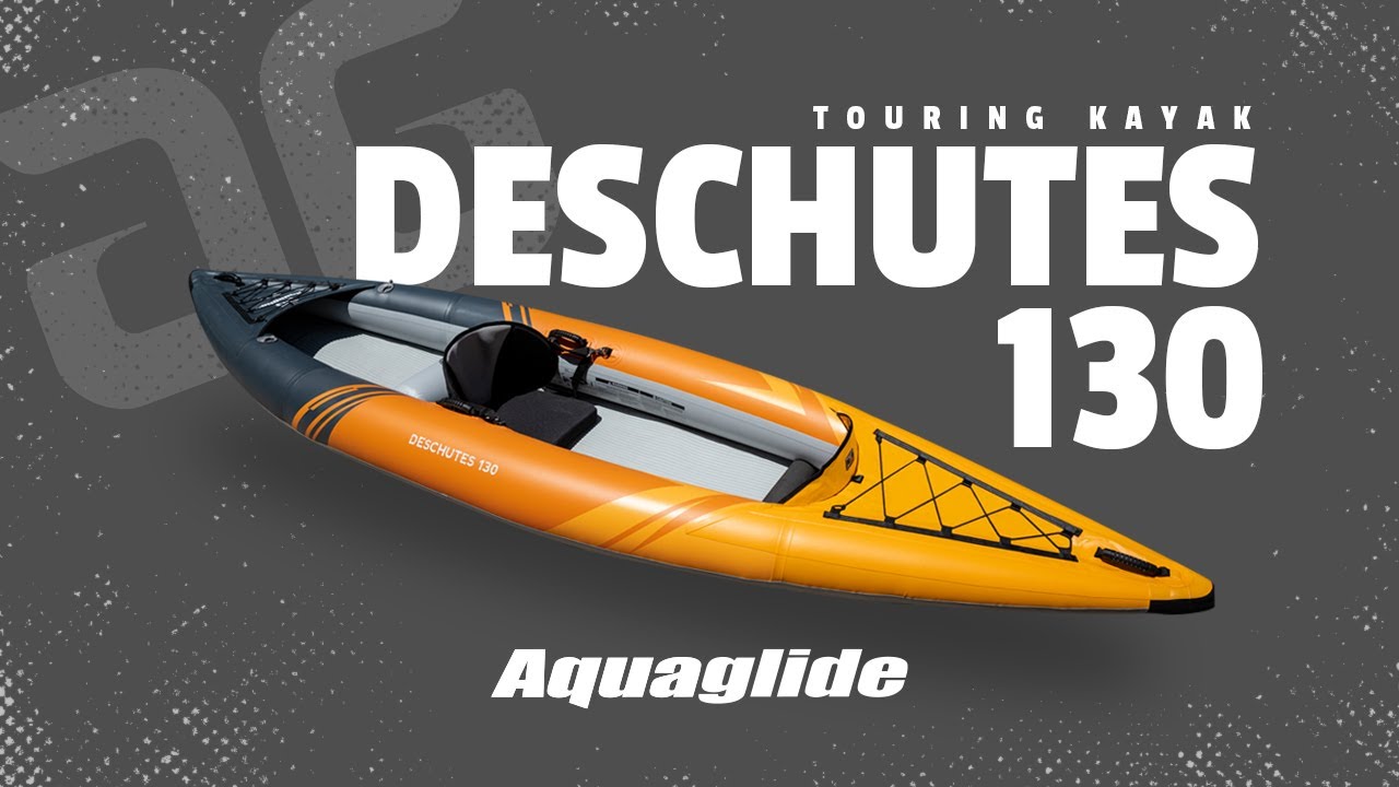 Aquaglide Deschutes 130 oranžový nafukovací kajak pre 1 osobu 584120126
