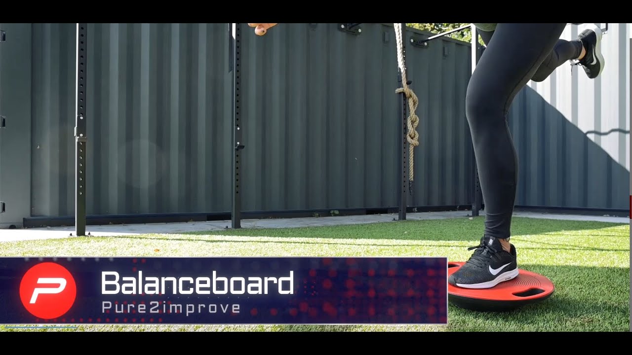 Pure2Improve Balance Board červená/čierna 3593 balančná platforma