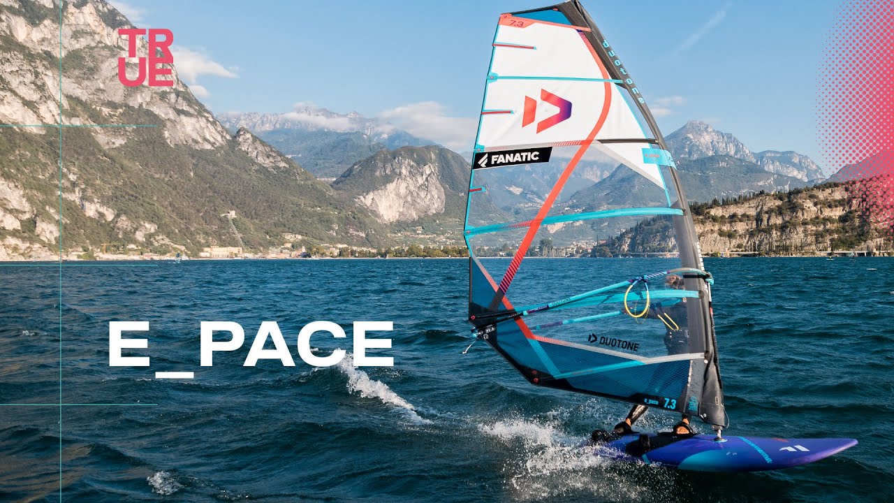 DUOTONE windsurfing plachta E_Pace čierna a fialová 14220-1211