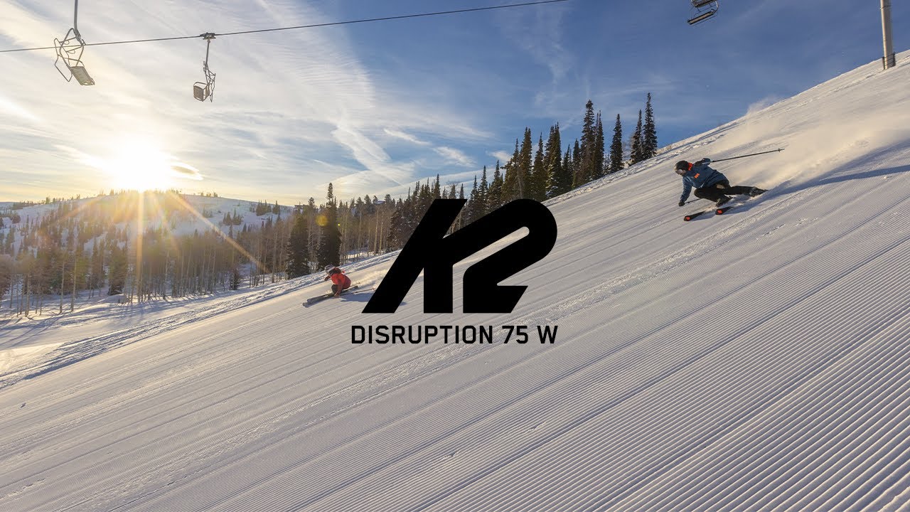 Dámske zjazdové lyže K2 Disruption 75 W + 10 Quikclik Free white 10G0408.173.1