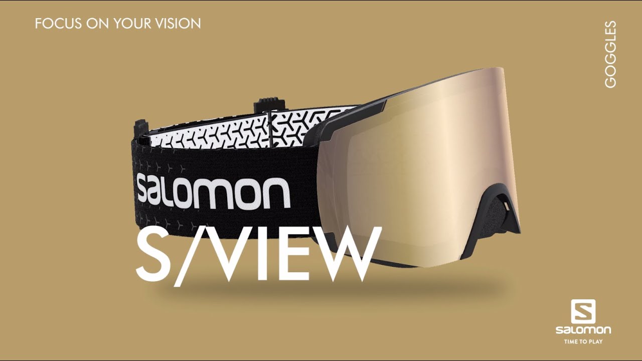 Lyžiarske okuliare Salomon S/View black/ml super white L414881