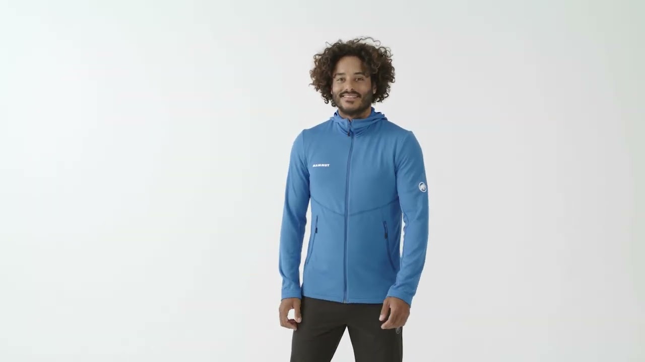 Mammut dámska trekingová mikina Aconcagua Light ML s kapucňou navy blue