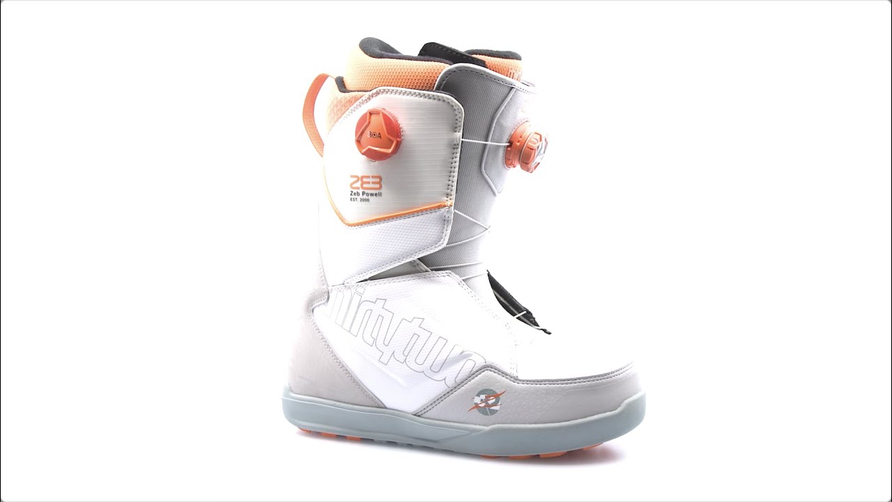 Pánske snowboardové topánky THIRTYTWO Lashed Double Boa Powell '22 white 8105000482